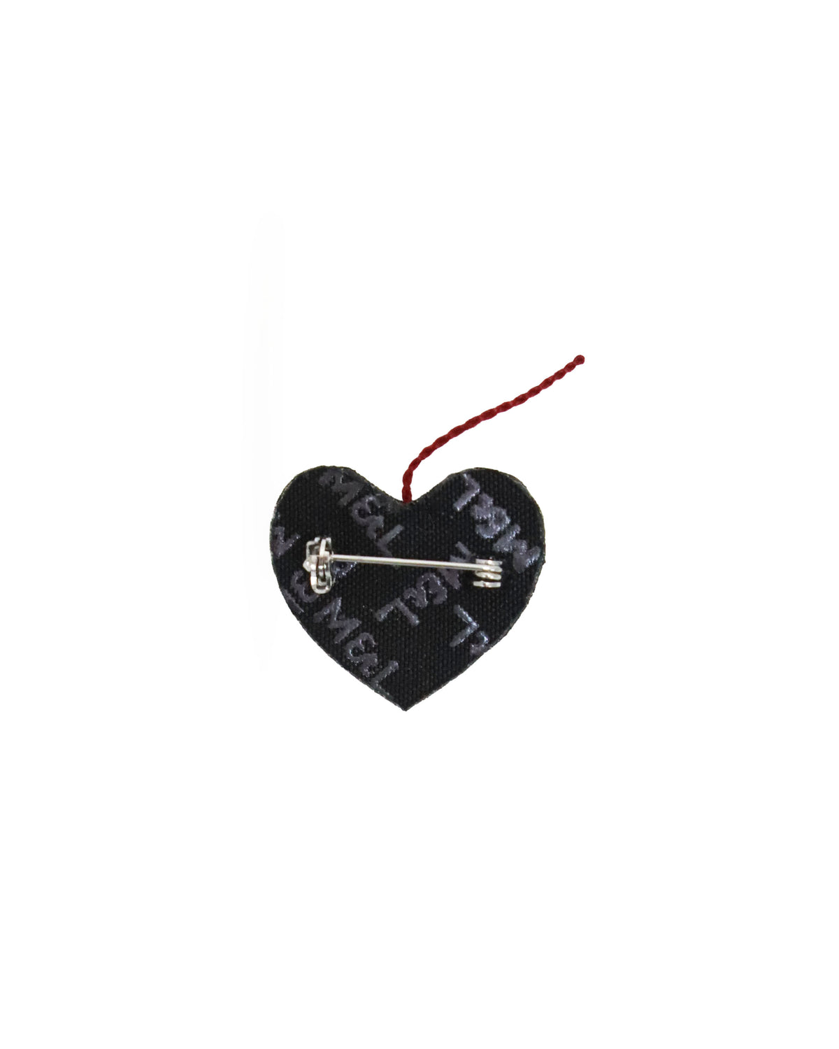 ブローチ Heart Leaf