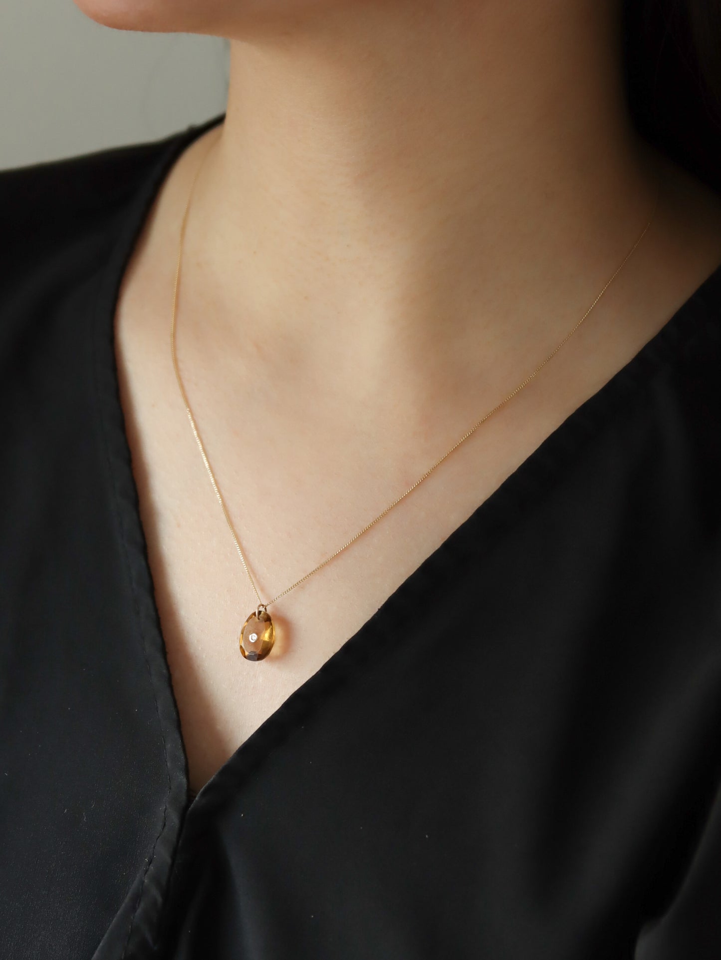 ORSO ネックレス HONEY QUARTZ