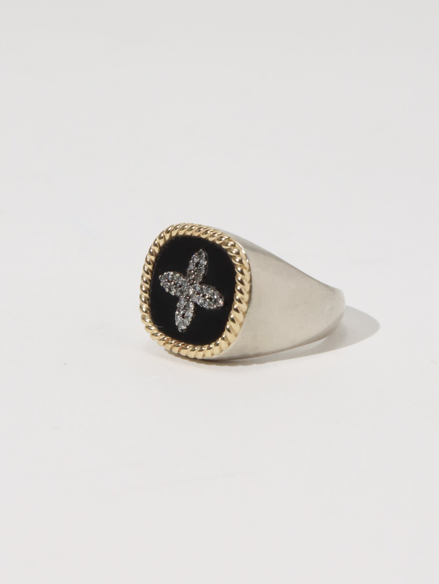 BOWIE SIGNET リング BLACK DIAMOND