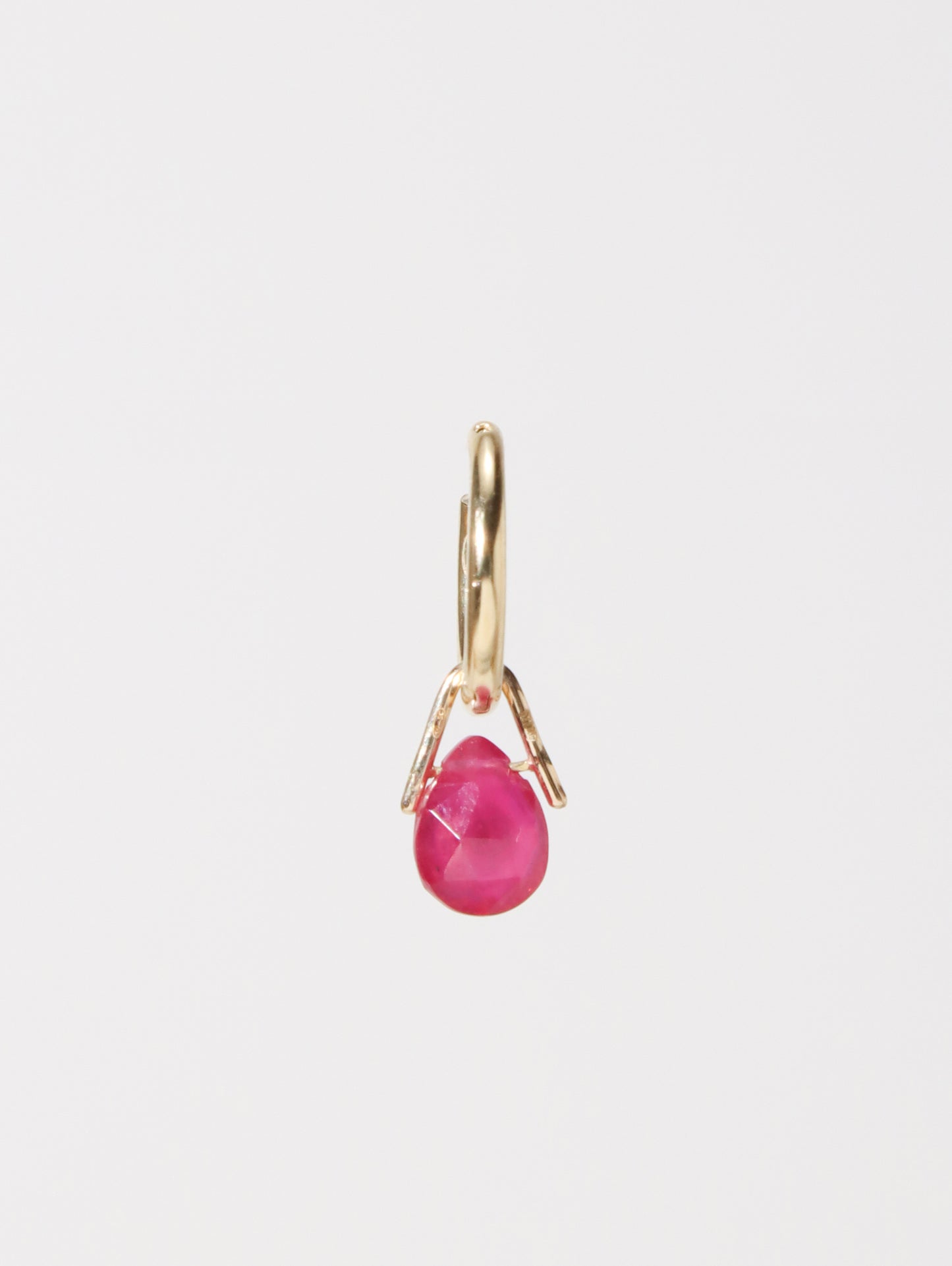 ORSO 片耳フープピアス RUBY
