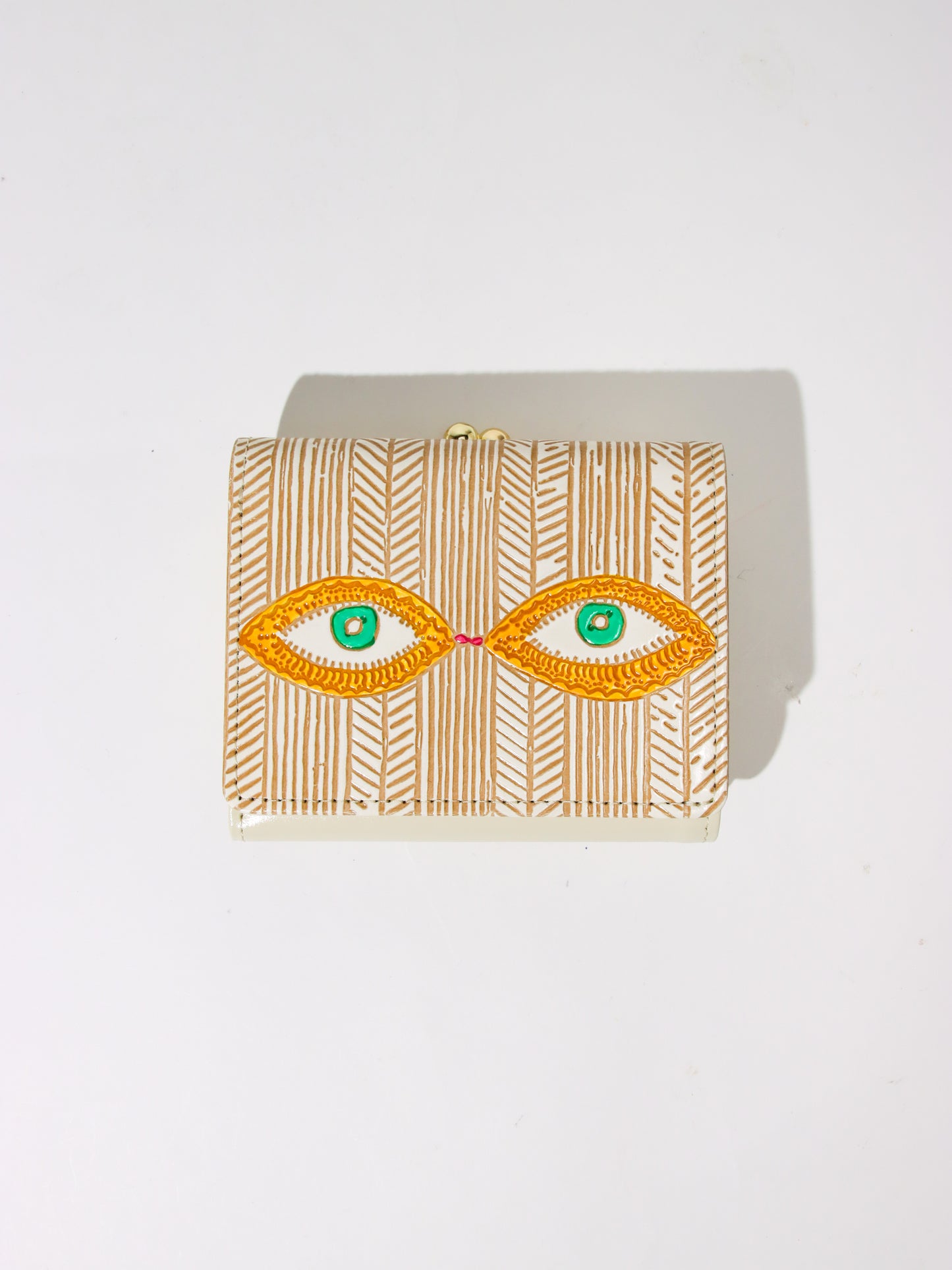 <文庫革 × Natalie Lete>三つ折り財布 EYE
