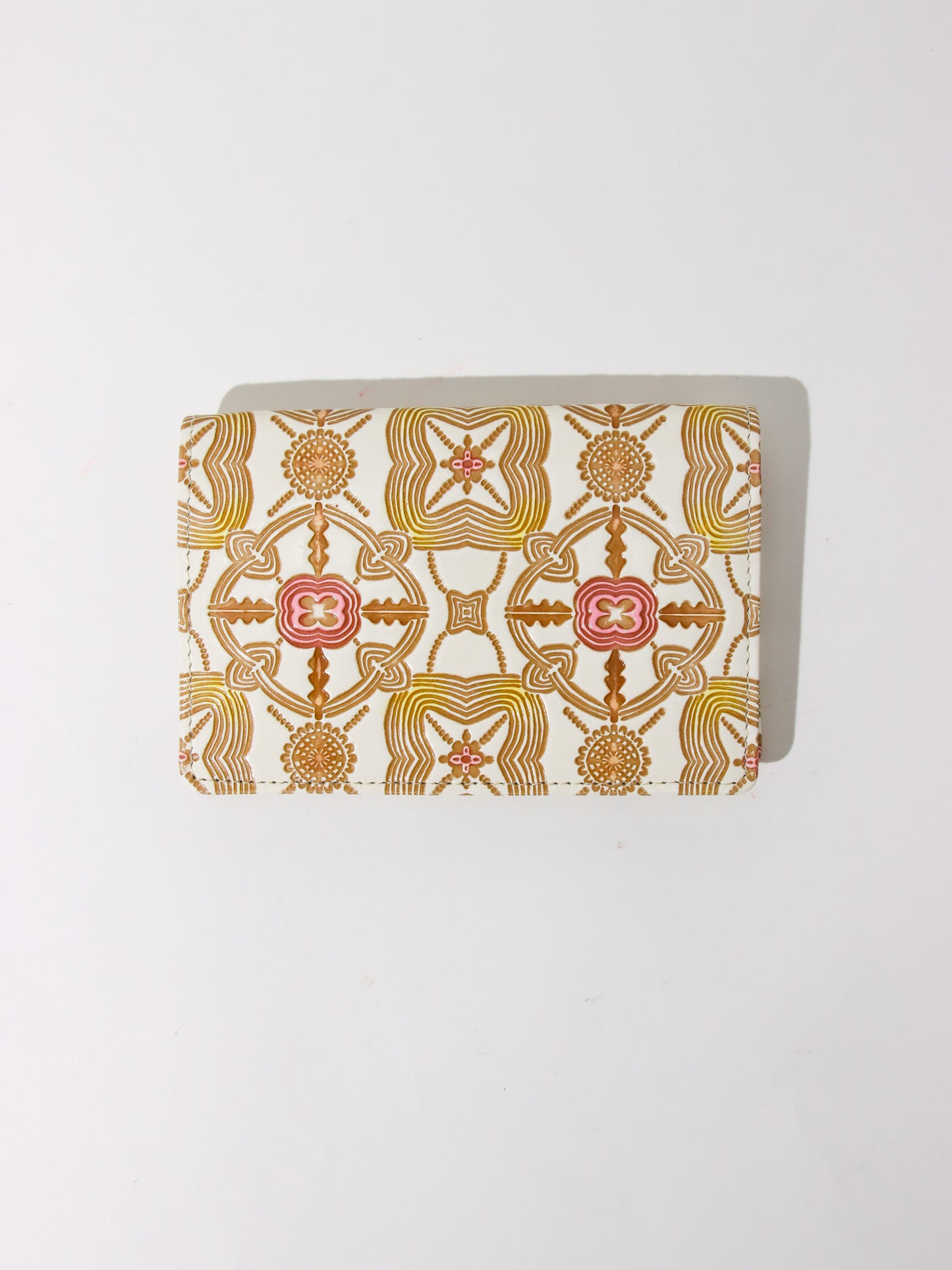 <文庫革 × Natalie Lete>カードケース HAPPY PATTERN
