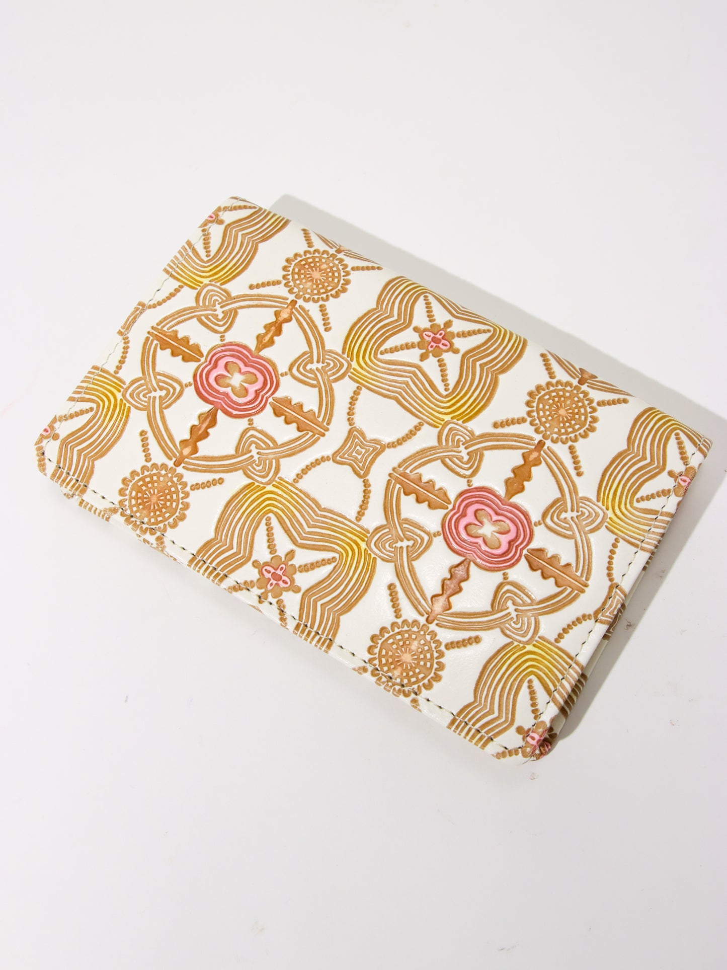 <文庫革 × Natalie Lete>カードケース HAPPY PATTERN