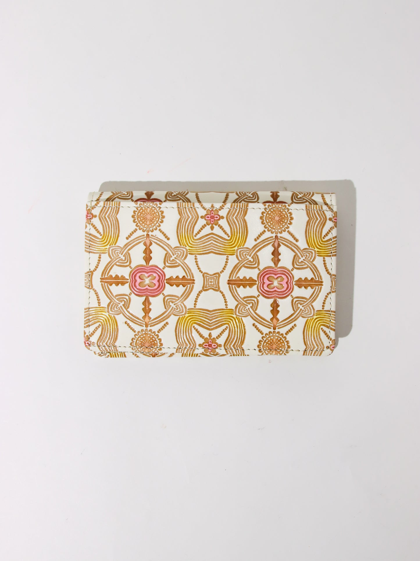 <文庫革 × Natalie Lete>カードケース HAPPY PATTERN