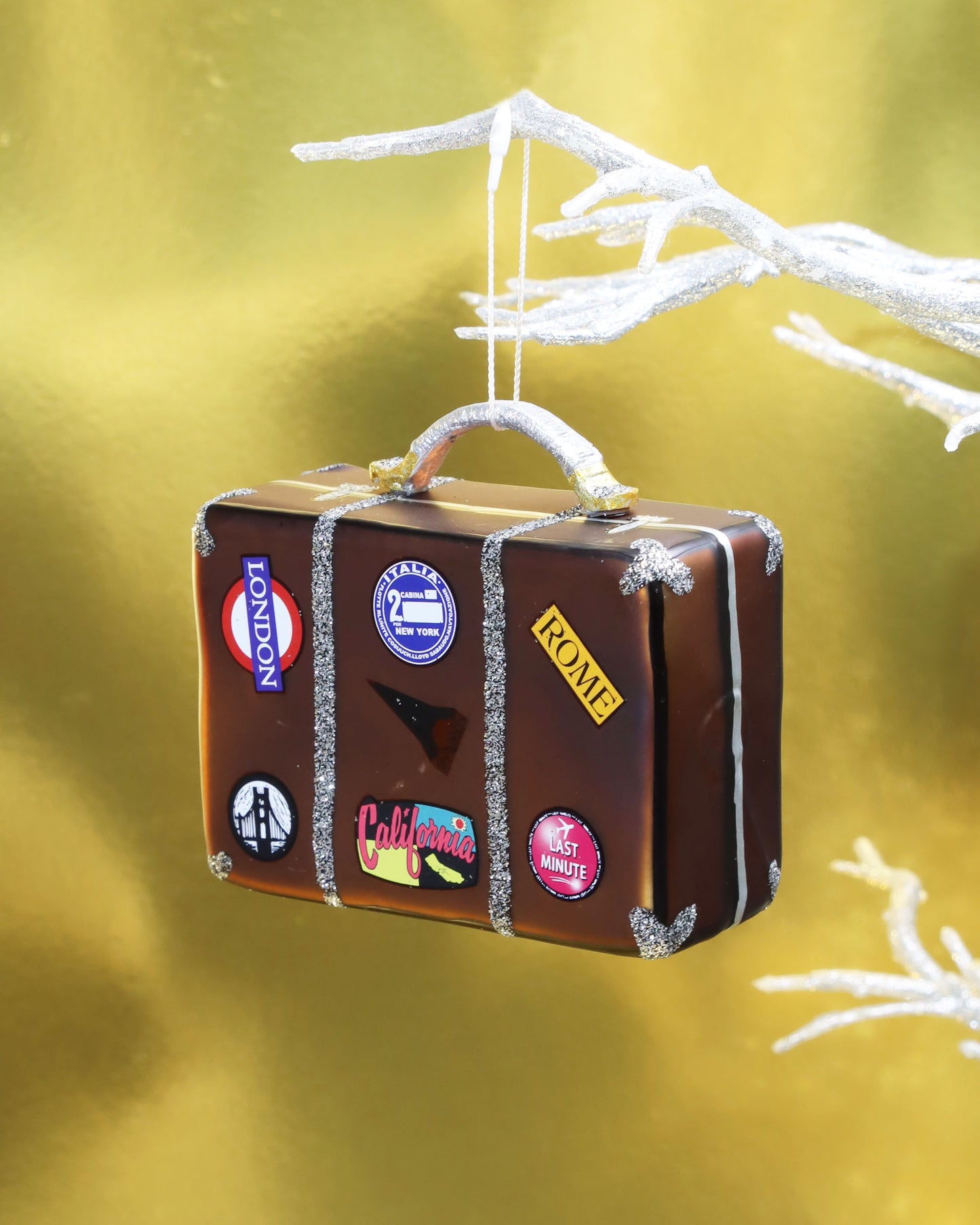 オーナメント World Traveler Suitcase