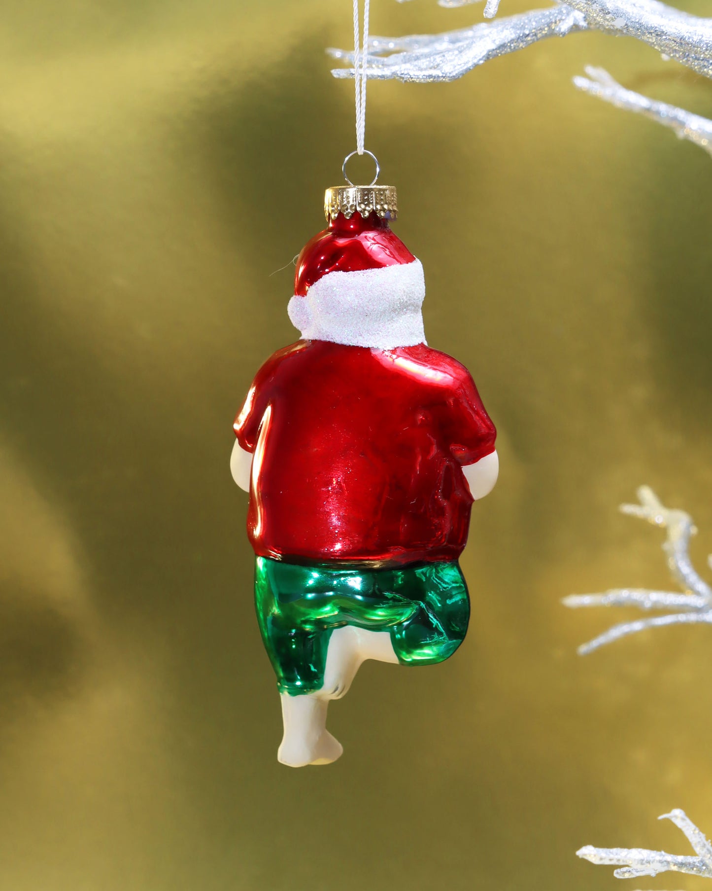 オーナメント Yoga Santa Standing