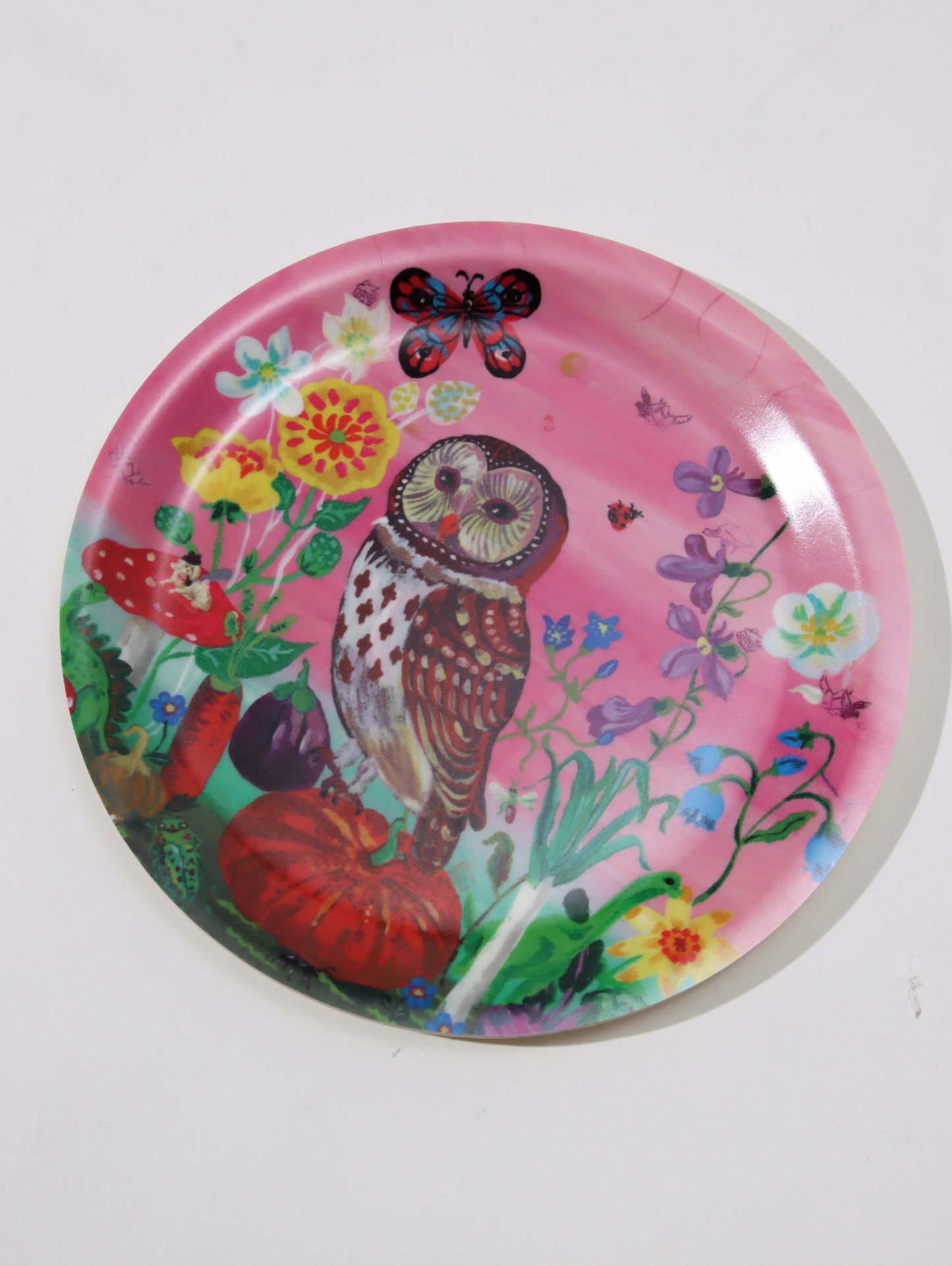 <AVENIDA HOME>ミニトレイ Happy Owl Birch Wood