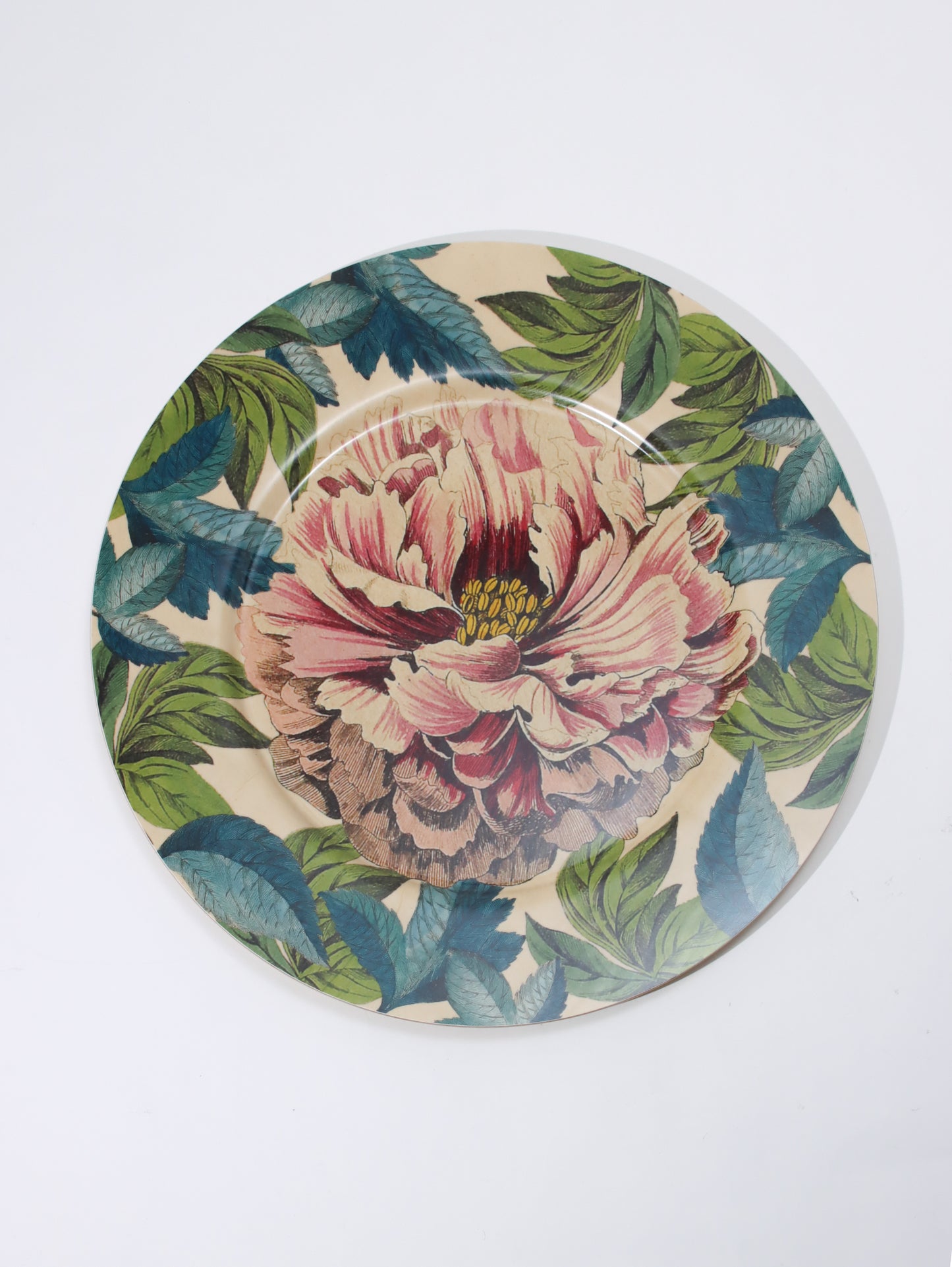 <AVENIDA HOME>プレート Peonies Birch Wood