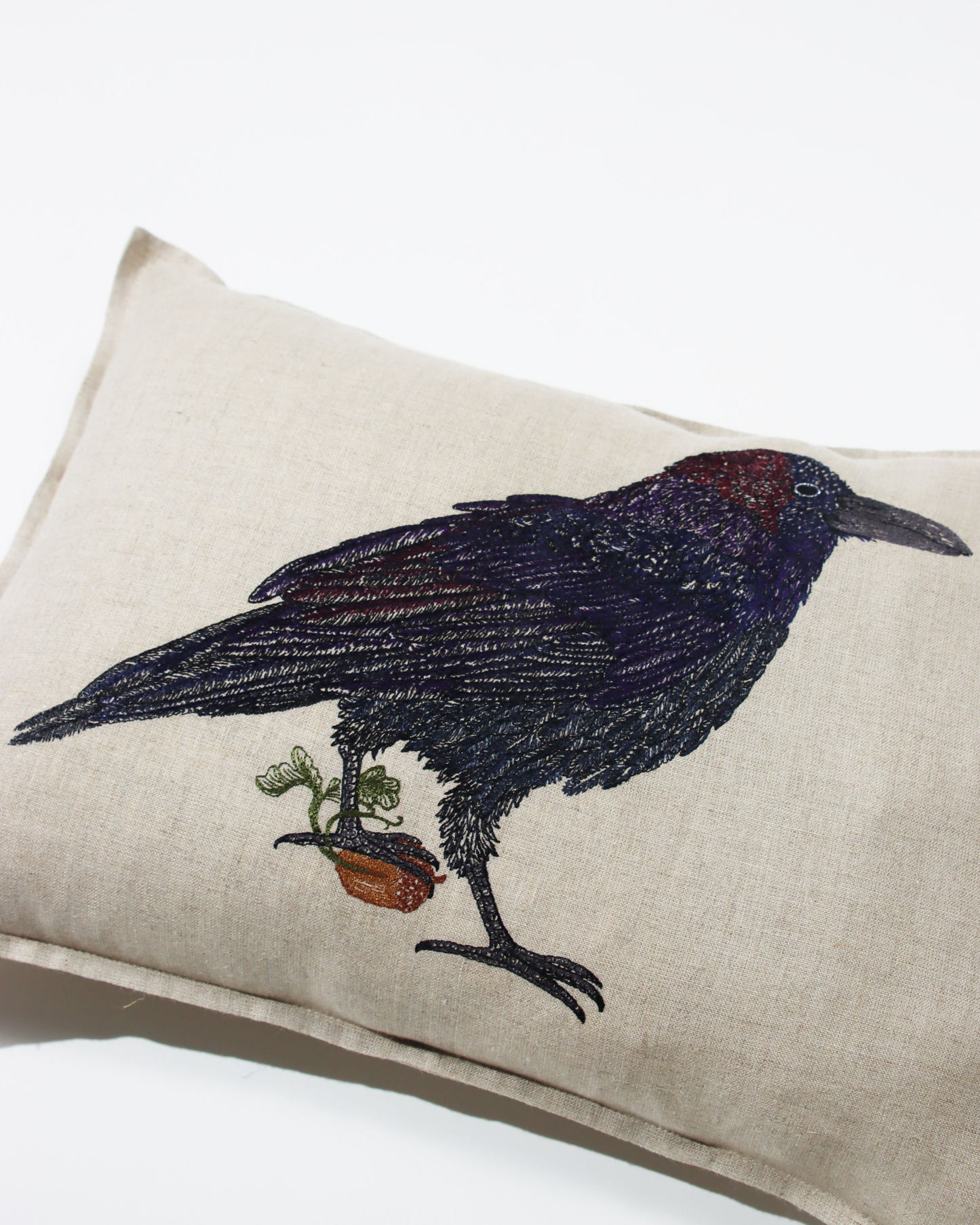 クッションカバー 30×40 Blackbird with Acorn