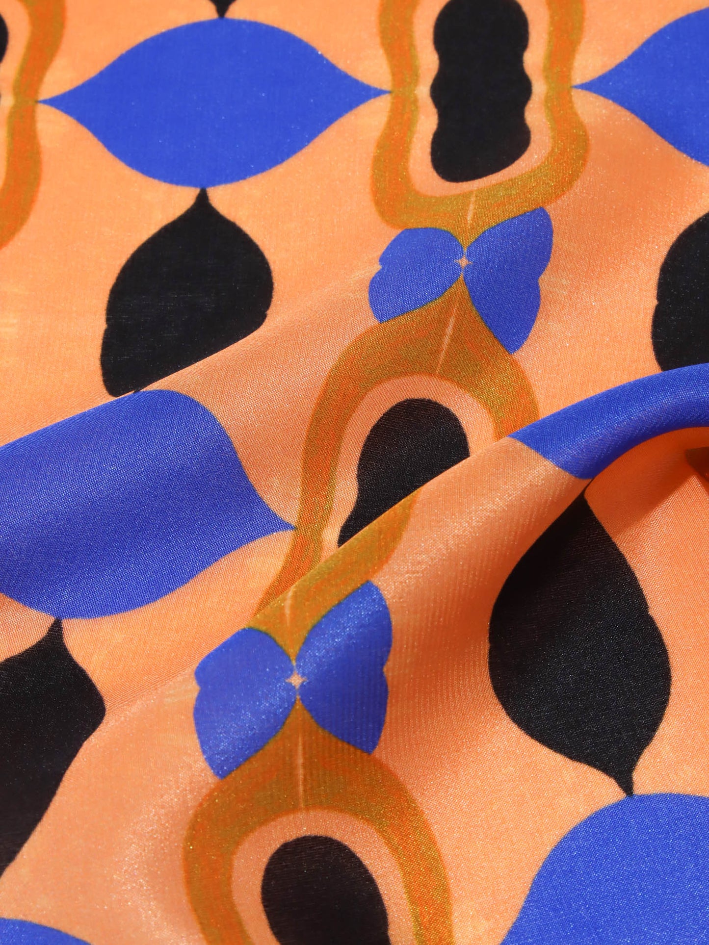 <Astier de Villatte × Nathalie Lete>シルクスカーフ BLUE