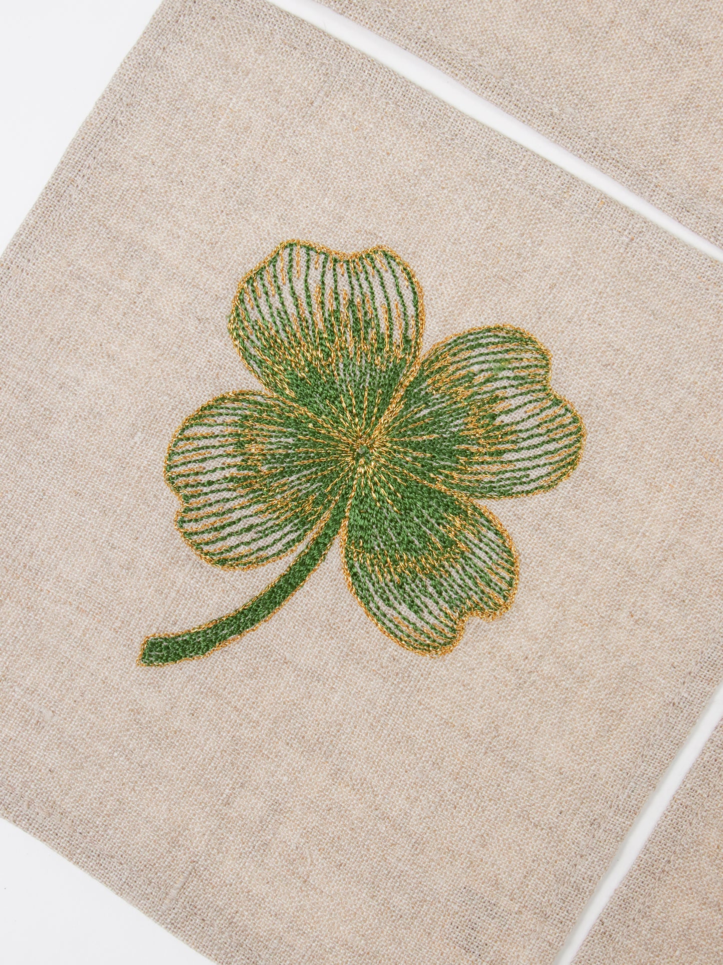 コースター4枚セット Good Luck