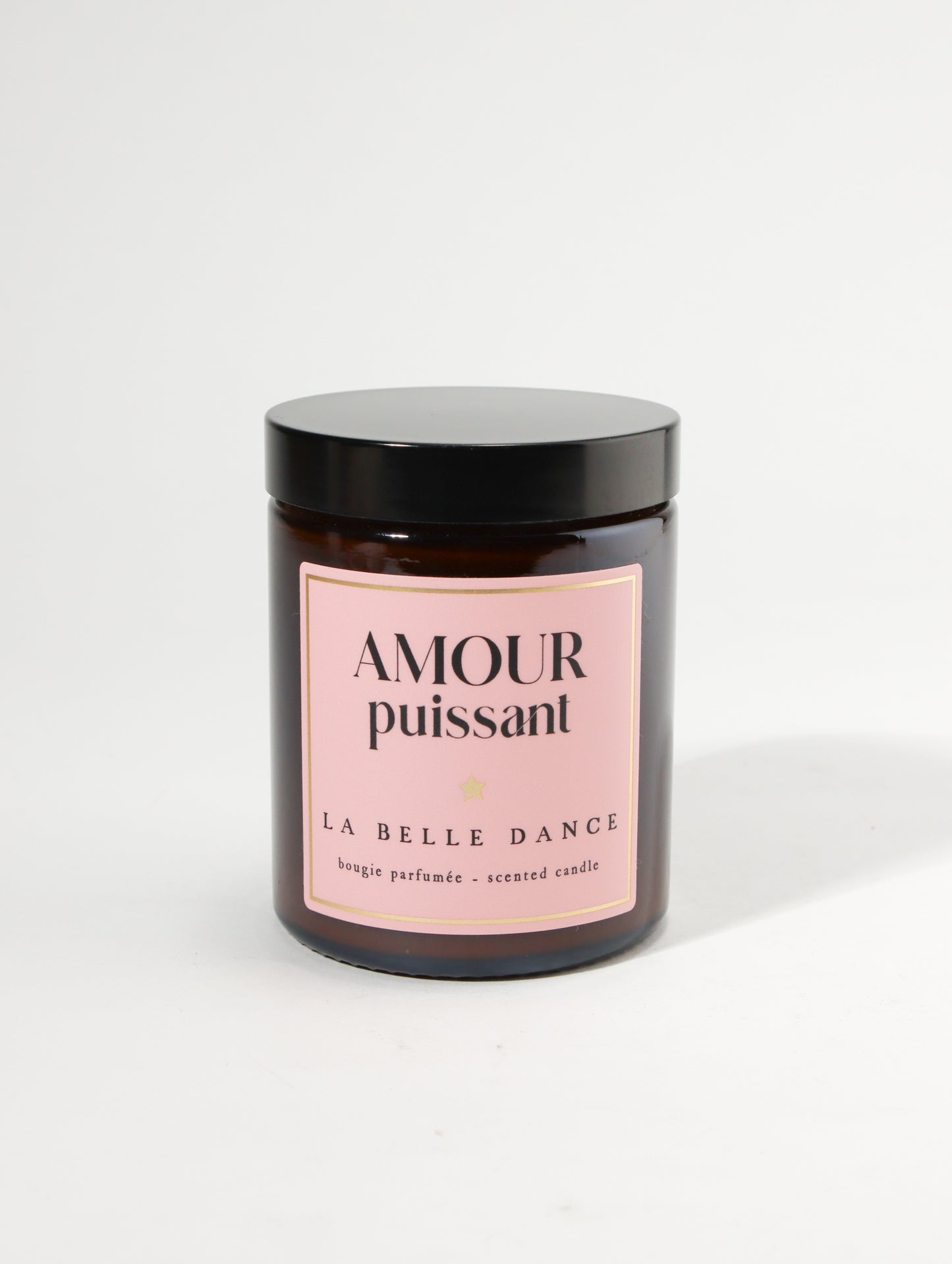 メッセージキャンドル AMOUR PUISSANT-ローズペダル