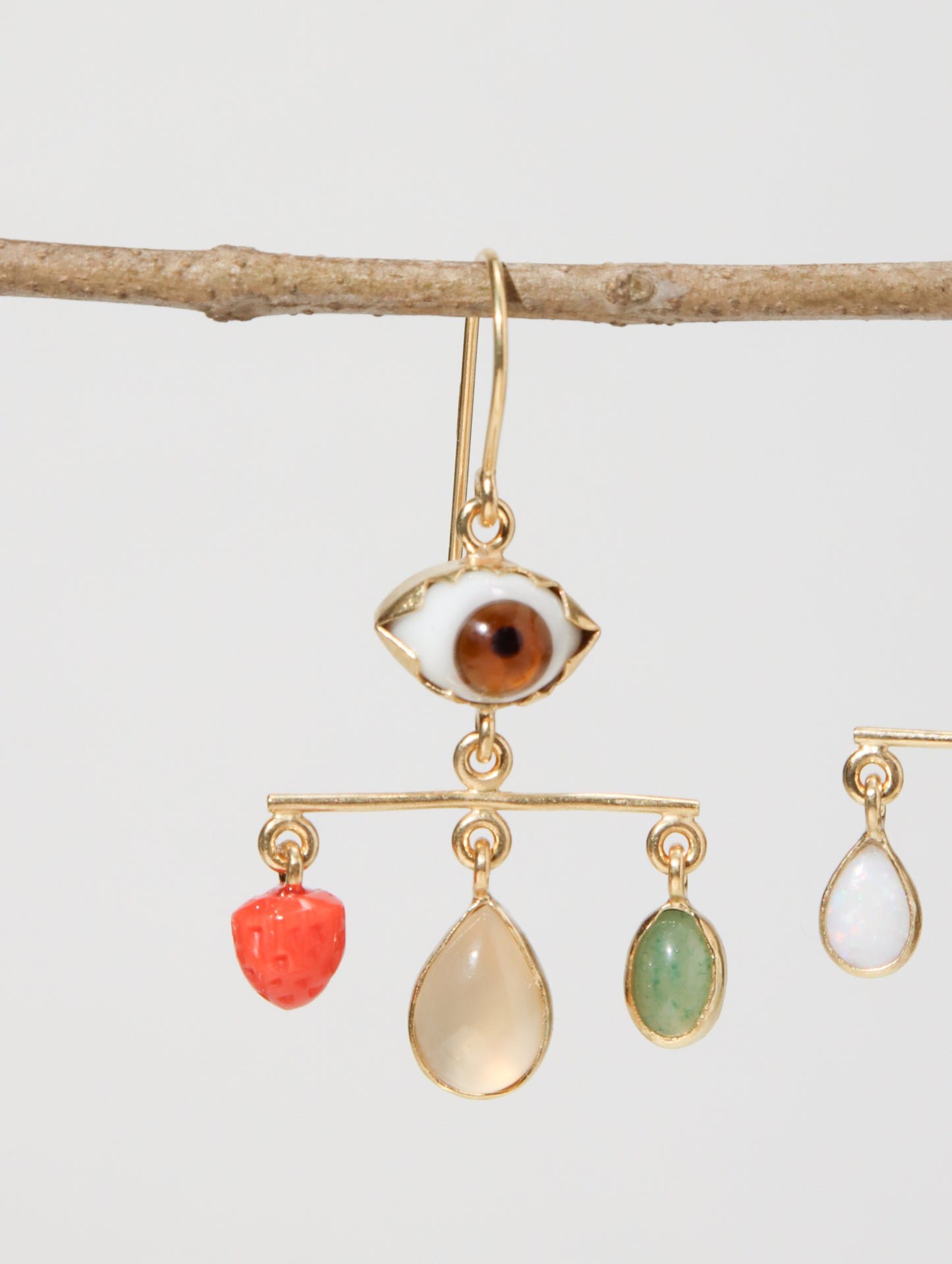EYE バランスドロップピアス Multi