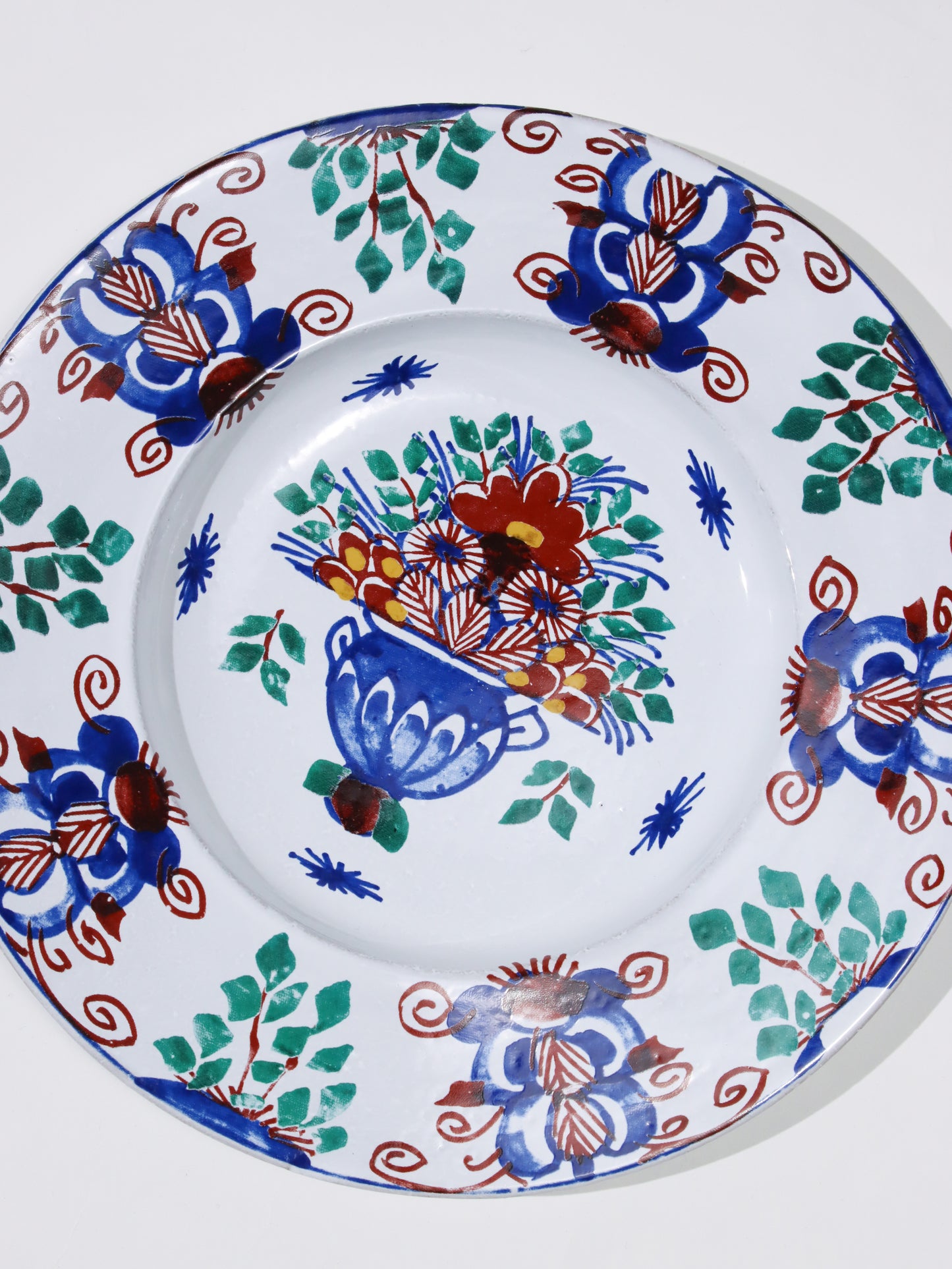 John Derian Dutch Peacock プレート 22.5cm