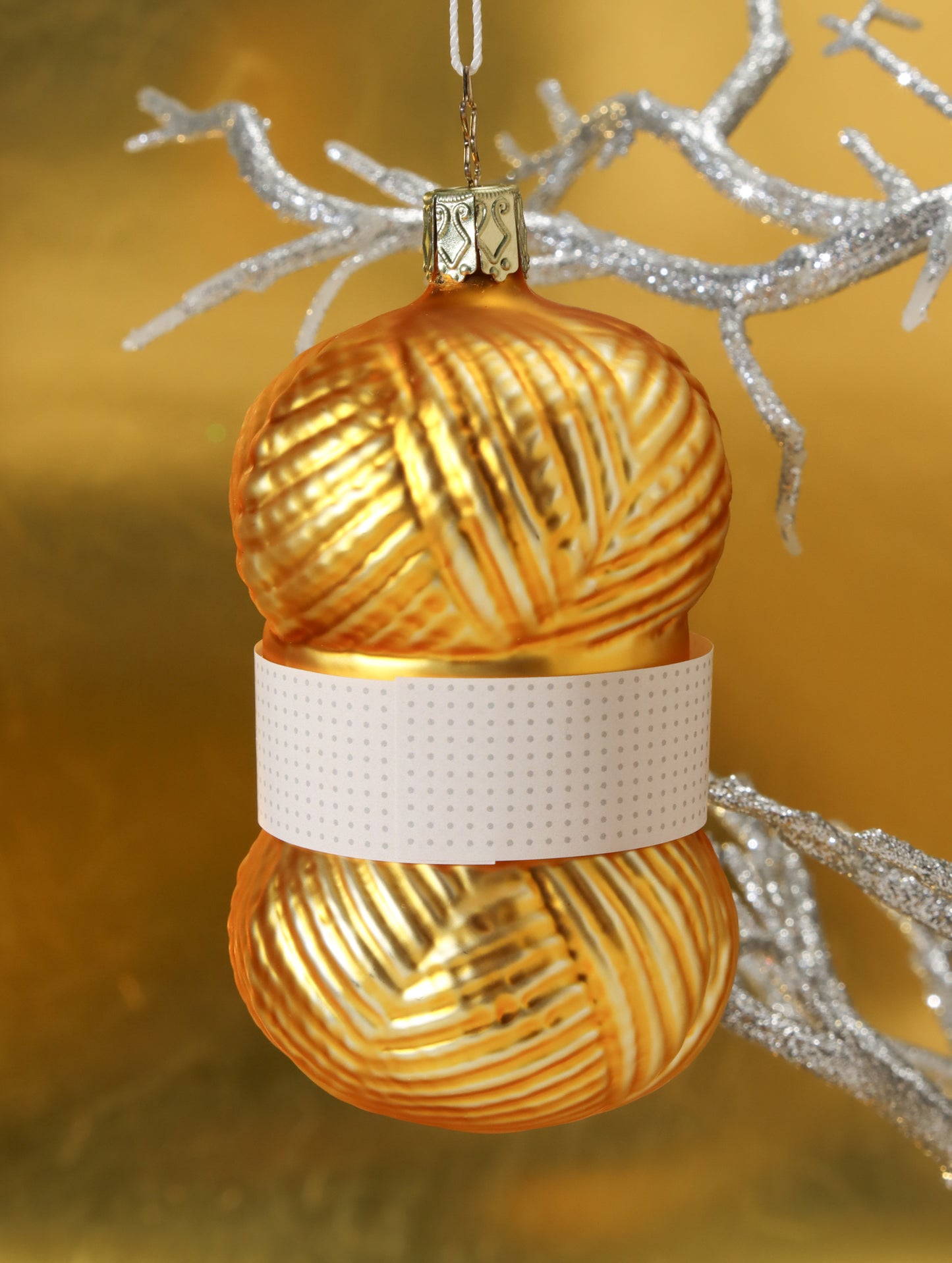 オーナメント FINE WOOL YELLOW