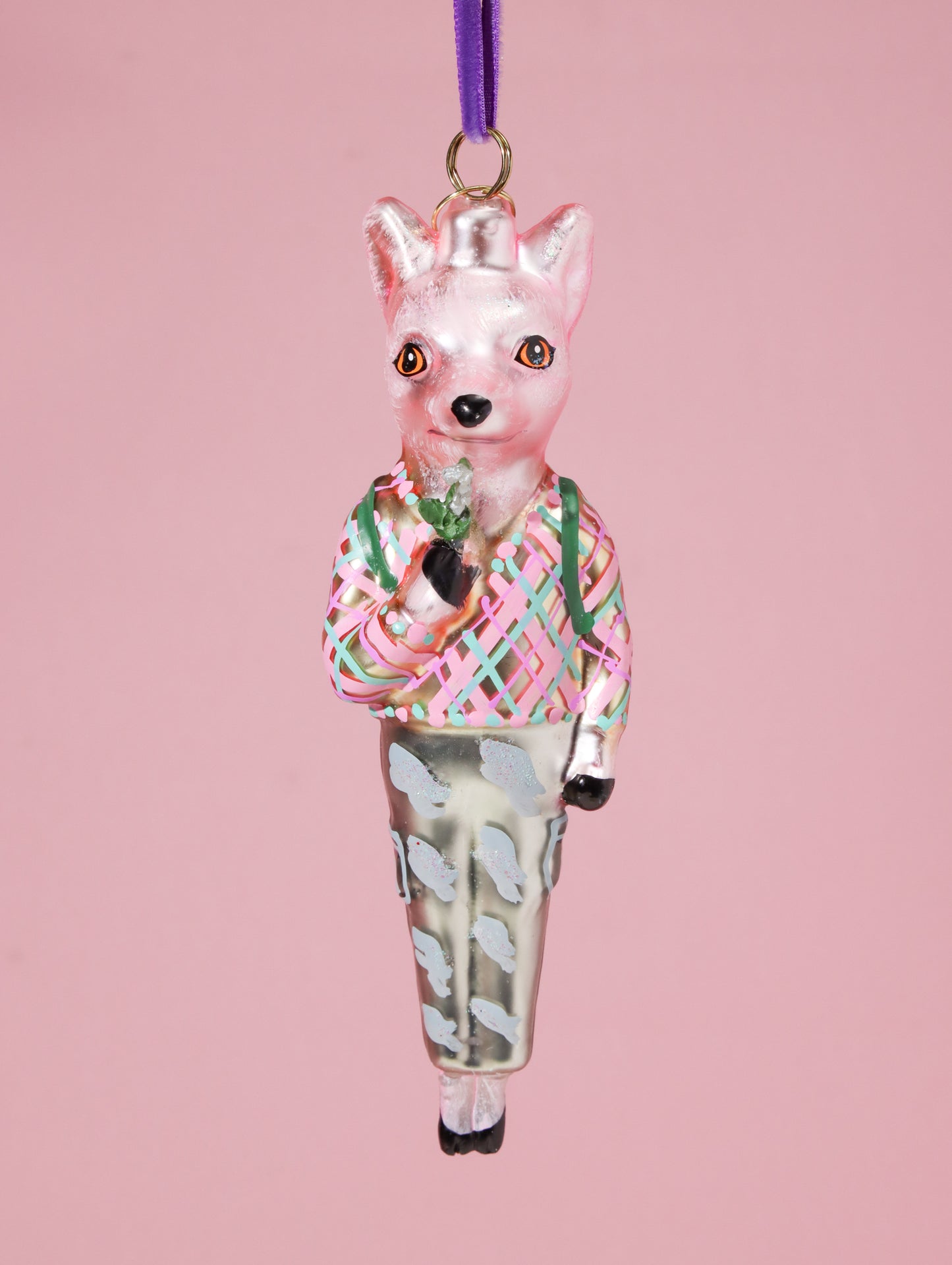 オーナメント Dressed Woodland Animal 1