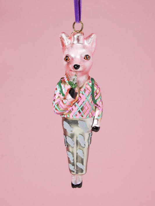 オーナメント Dressed Woodland Animal 1