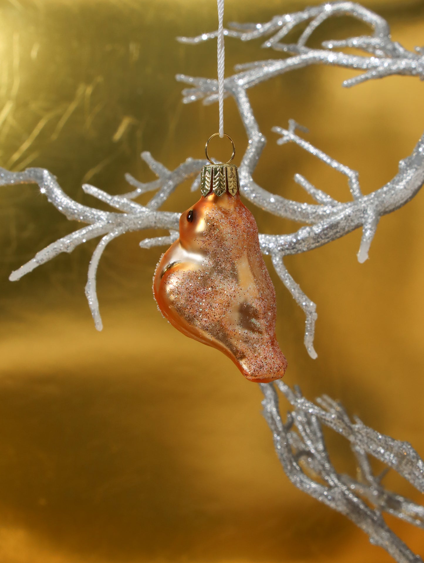 オーナメント Bird peach