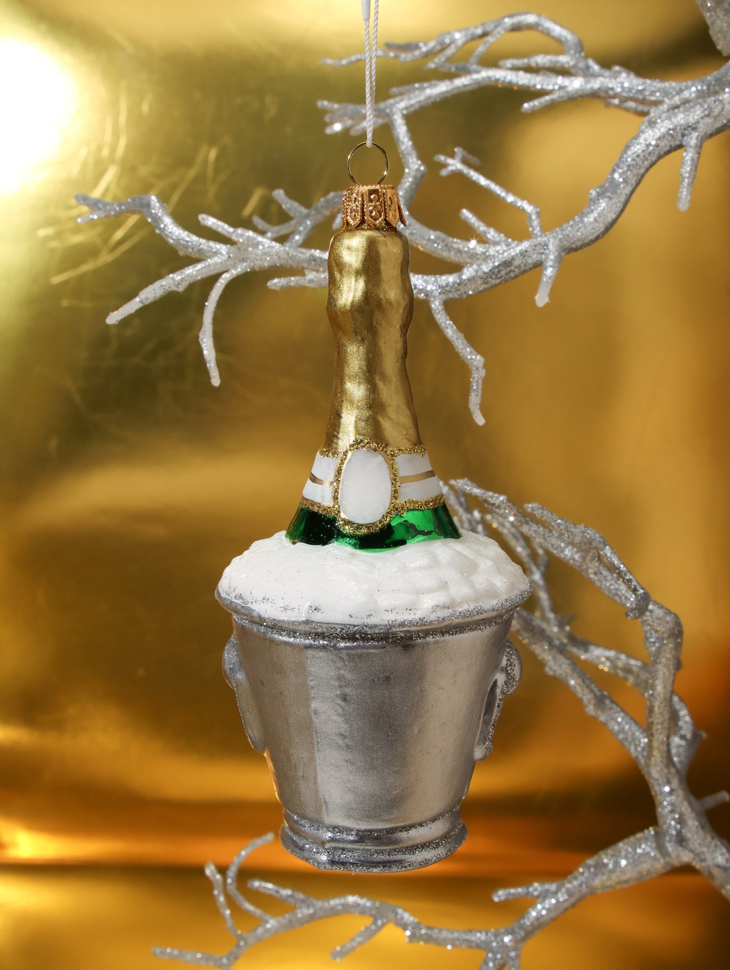 オーナメント ICE BUCKET W CHAMPAGNE