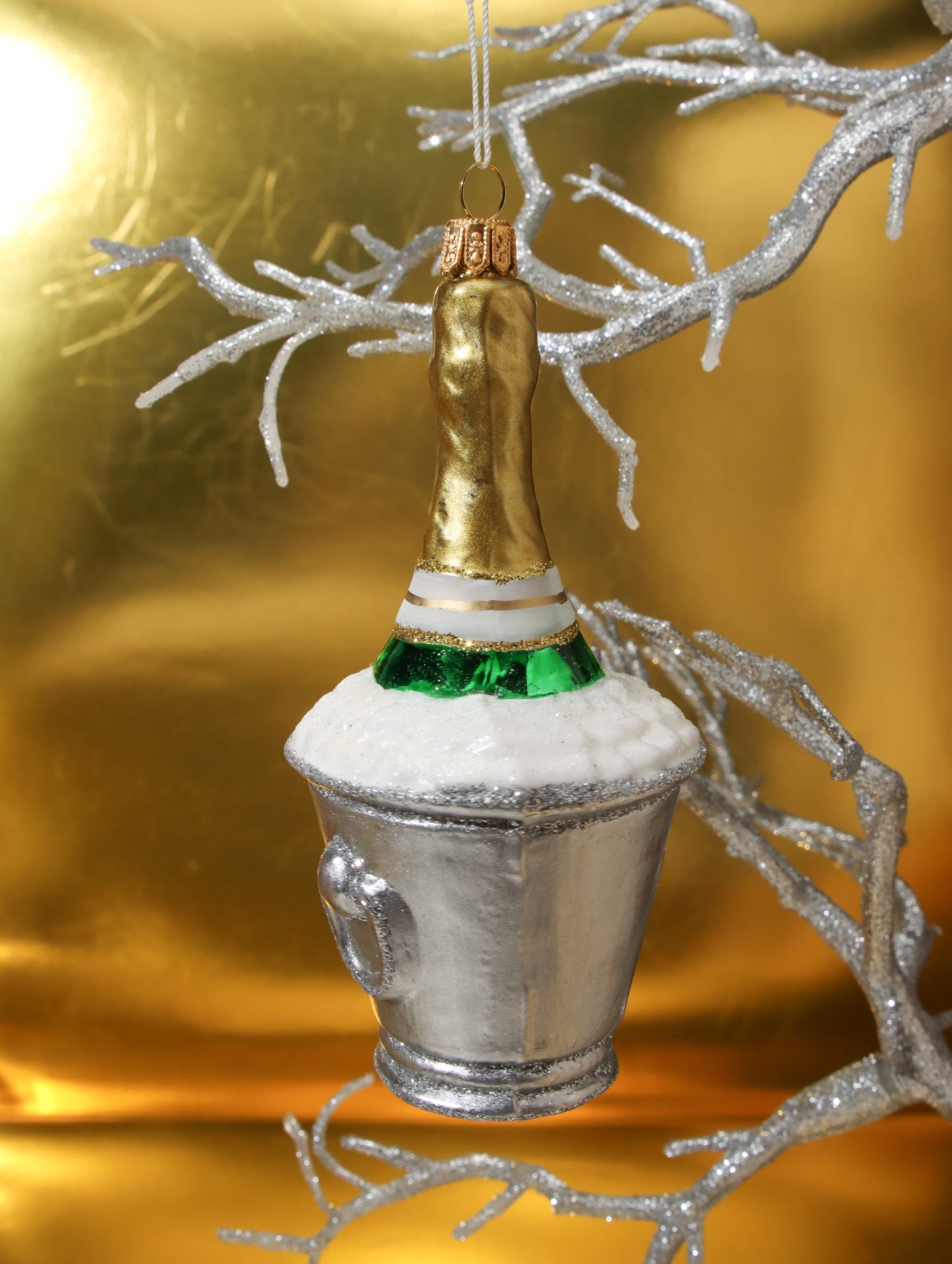 オーナメント ICE BUCKET W CHAMPAGNE