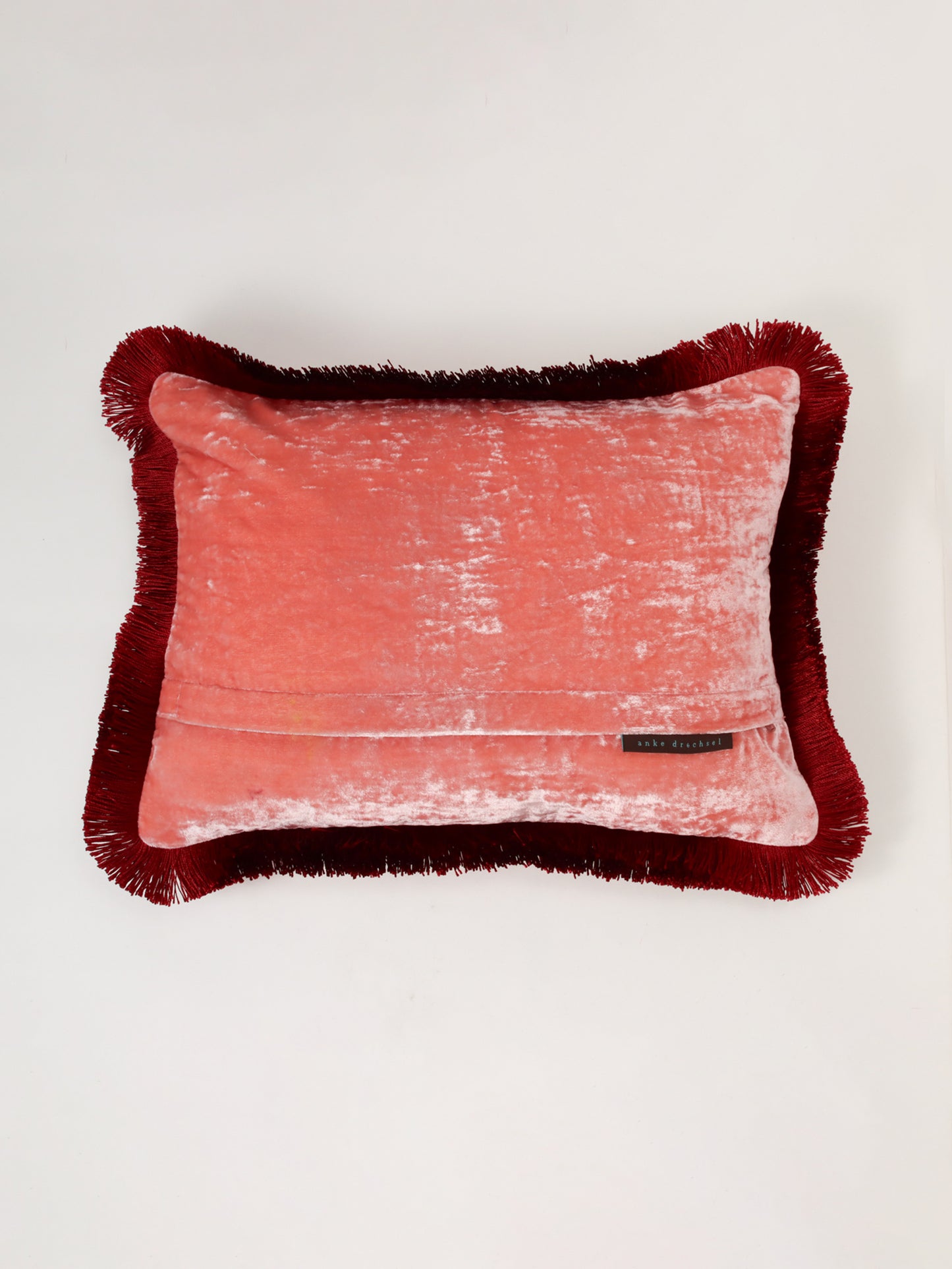 クッションカバー 30x40 Pink/Red Fringe