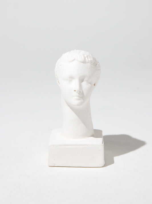 オブジェ Buste Socle Brun Blanc 1