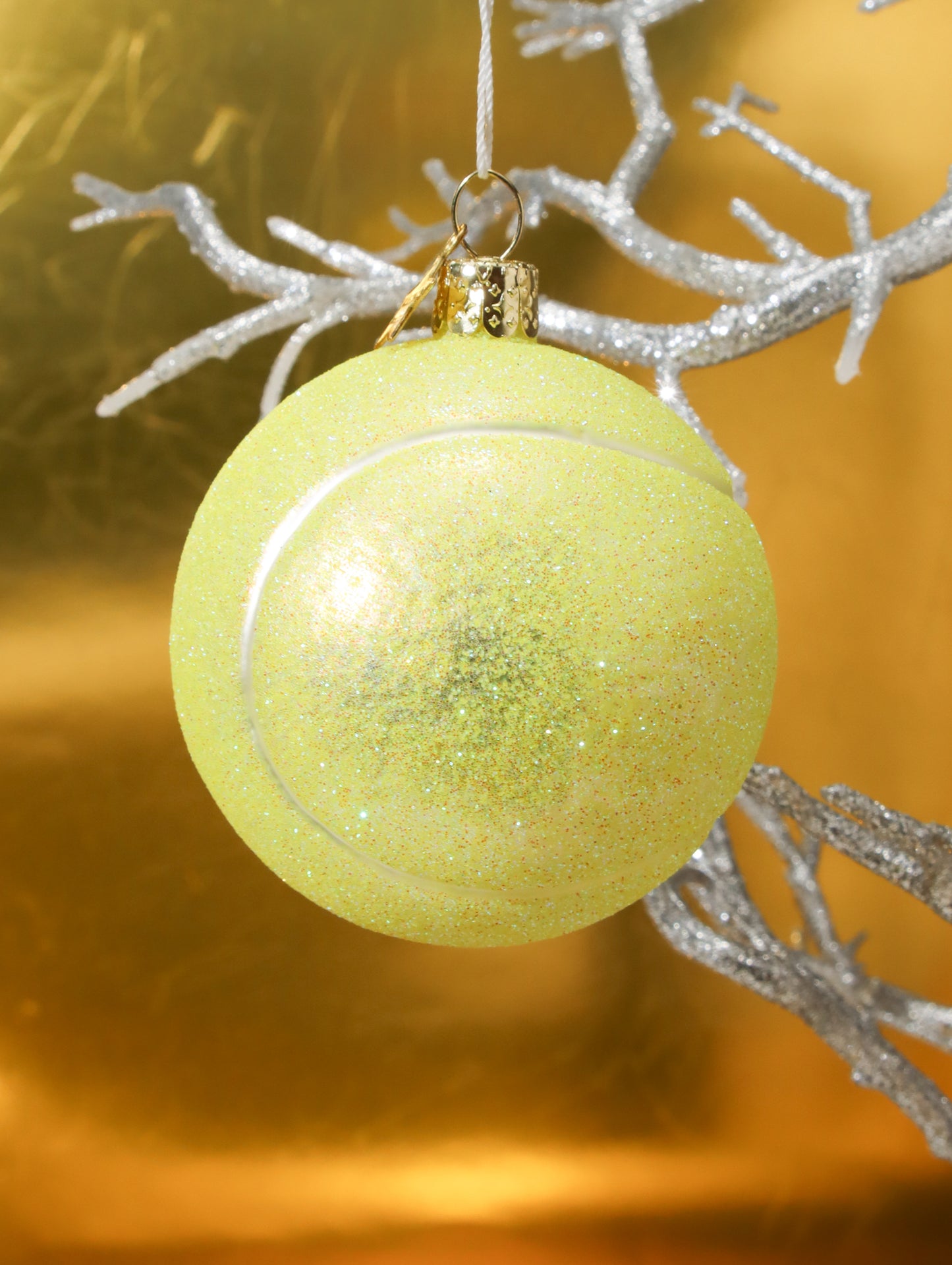 オーナメント Yellow Tennis Ball