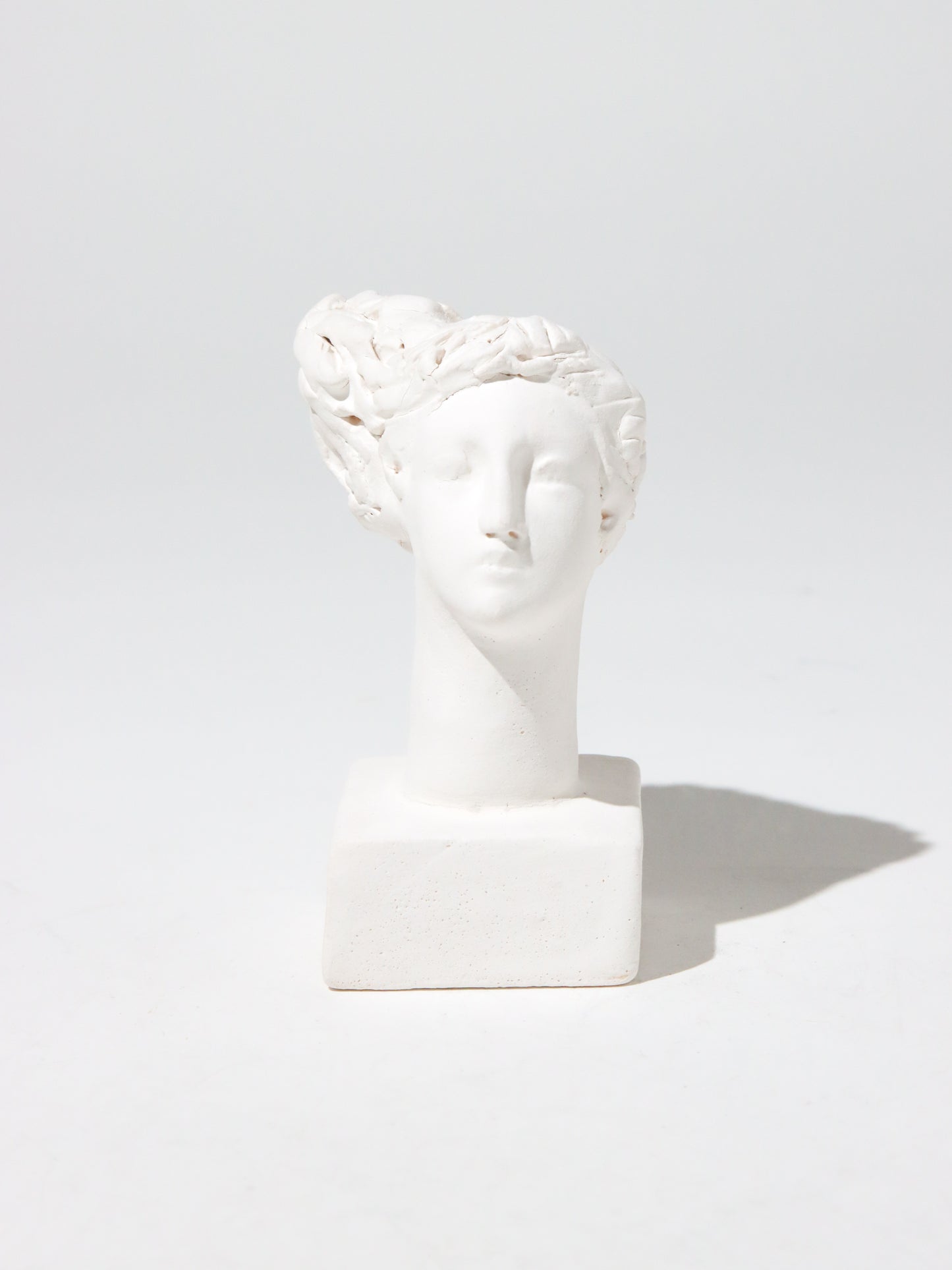 オブジェ Buste Socle Brun Blanc 7