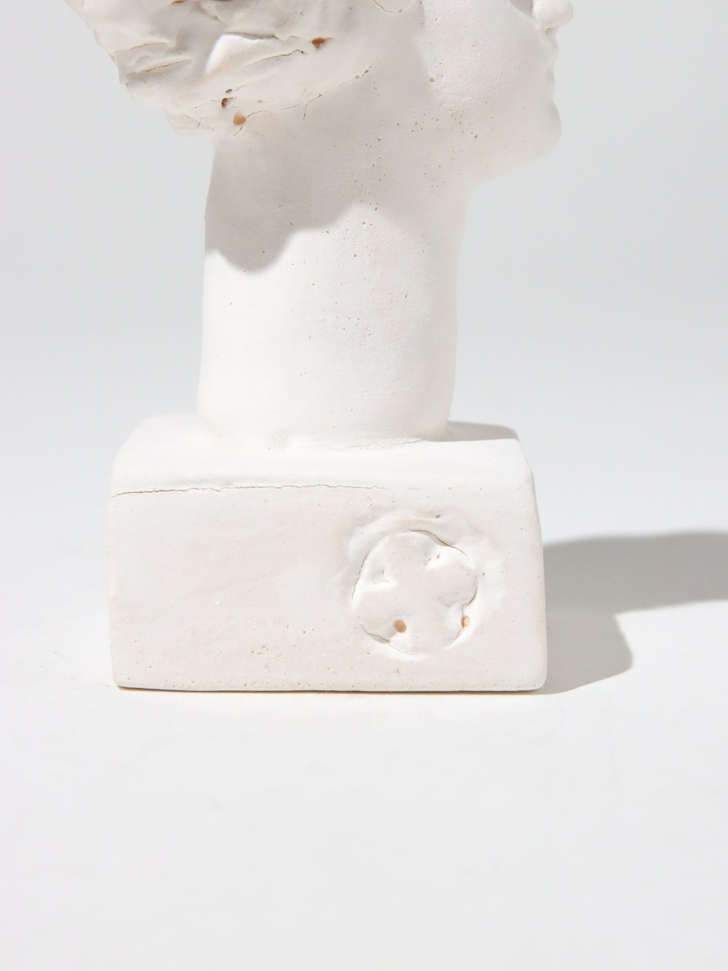 オブジェ Buste Socle Brun Blanc 7