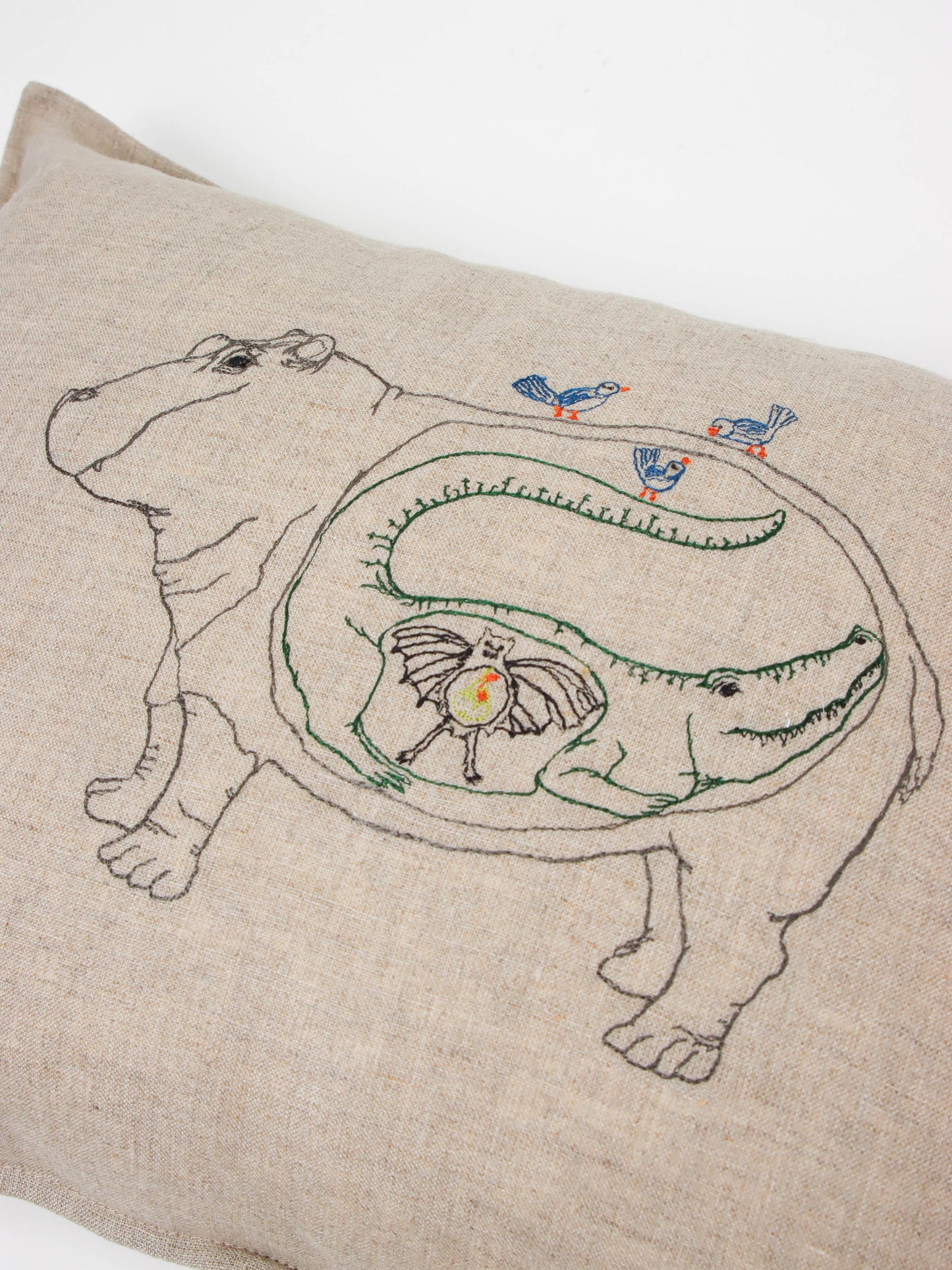 クッションカバー 30x40 Hungry Hippo