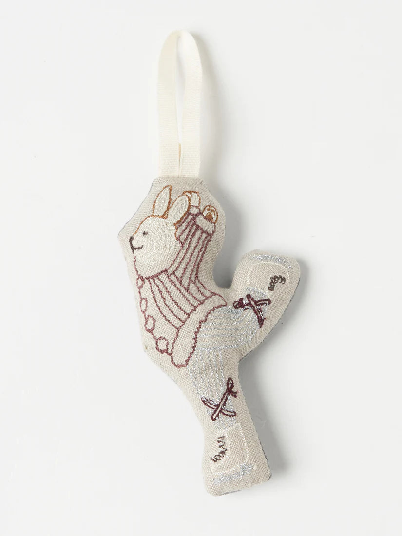 オーナメント Ice Skater Bunny