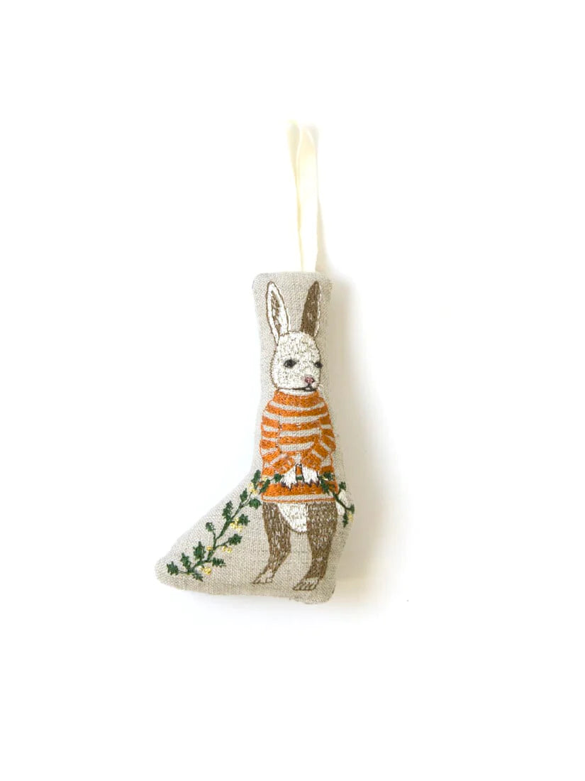 オーナメント Bunny with Holly