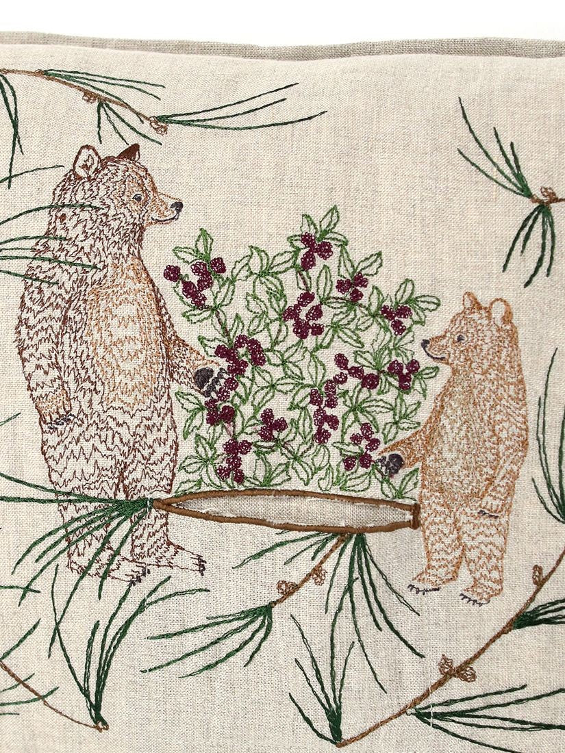 ポケットクッションカバー 30x40 Brair Bear