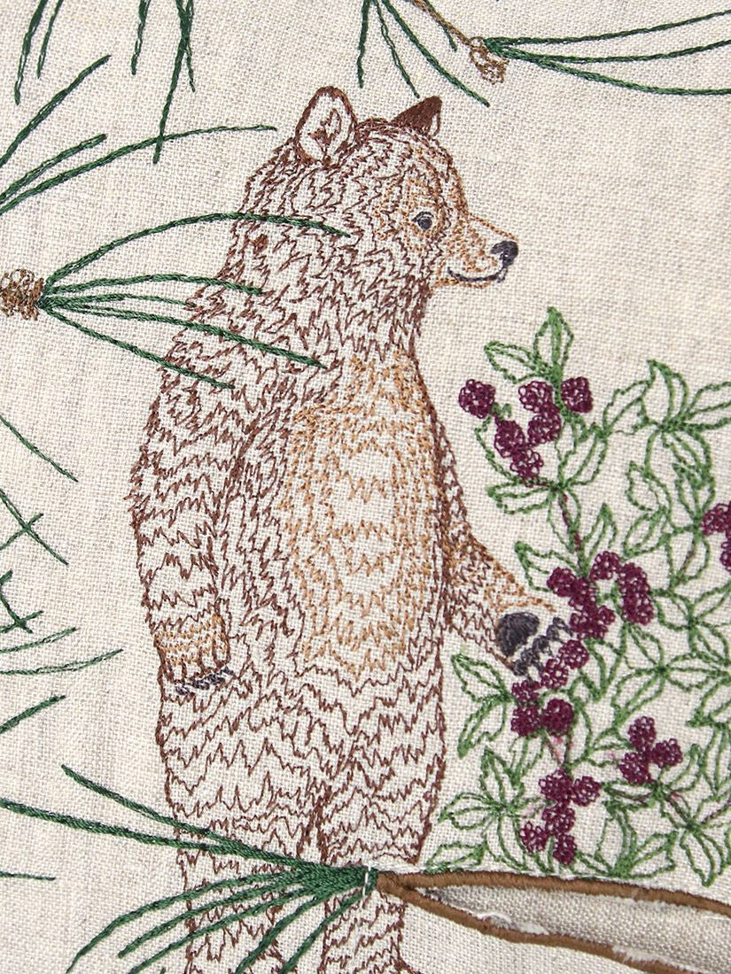 ポケットクッションカバー 30x40 Brair Bear