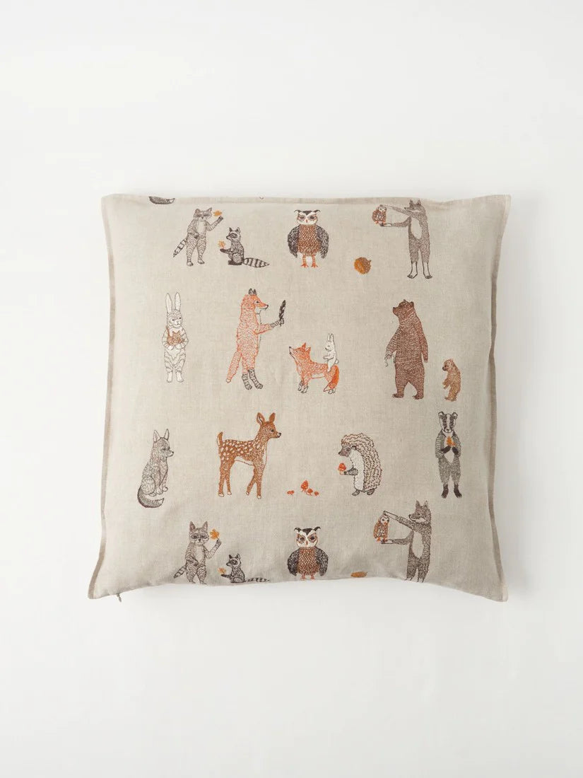 クッションカバー 50x50 Woodland Friends