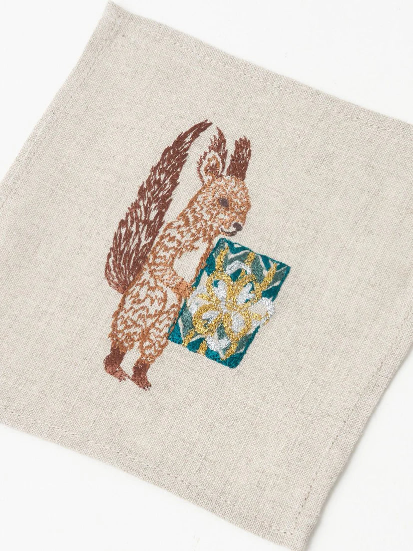 コースター4枚セット Woodland Friend