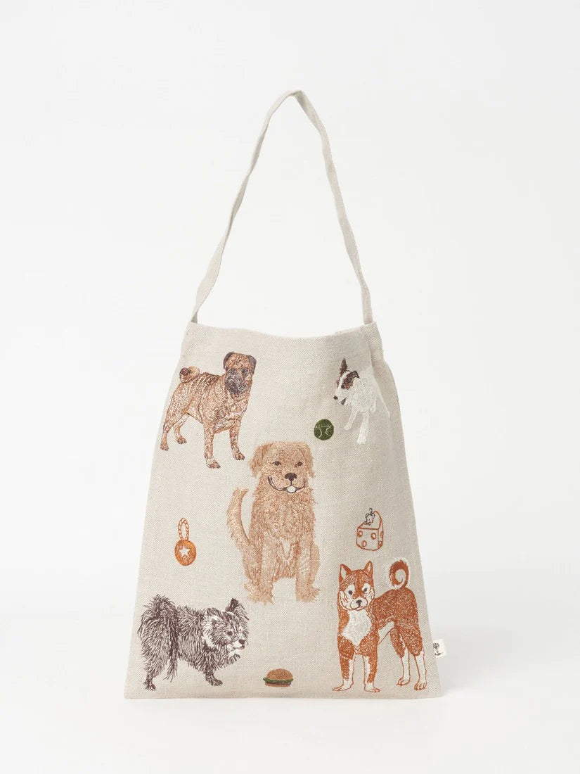 ミディアムトートバッグ Dogs and Toys