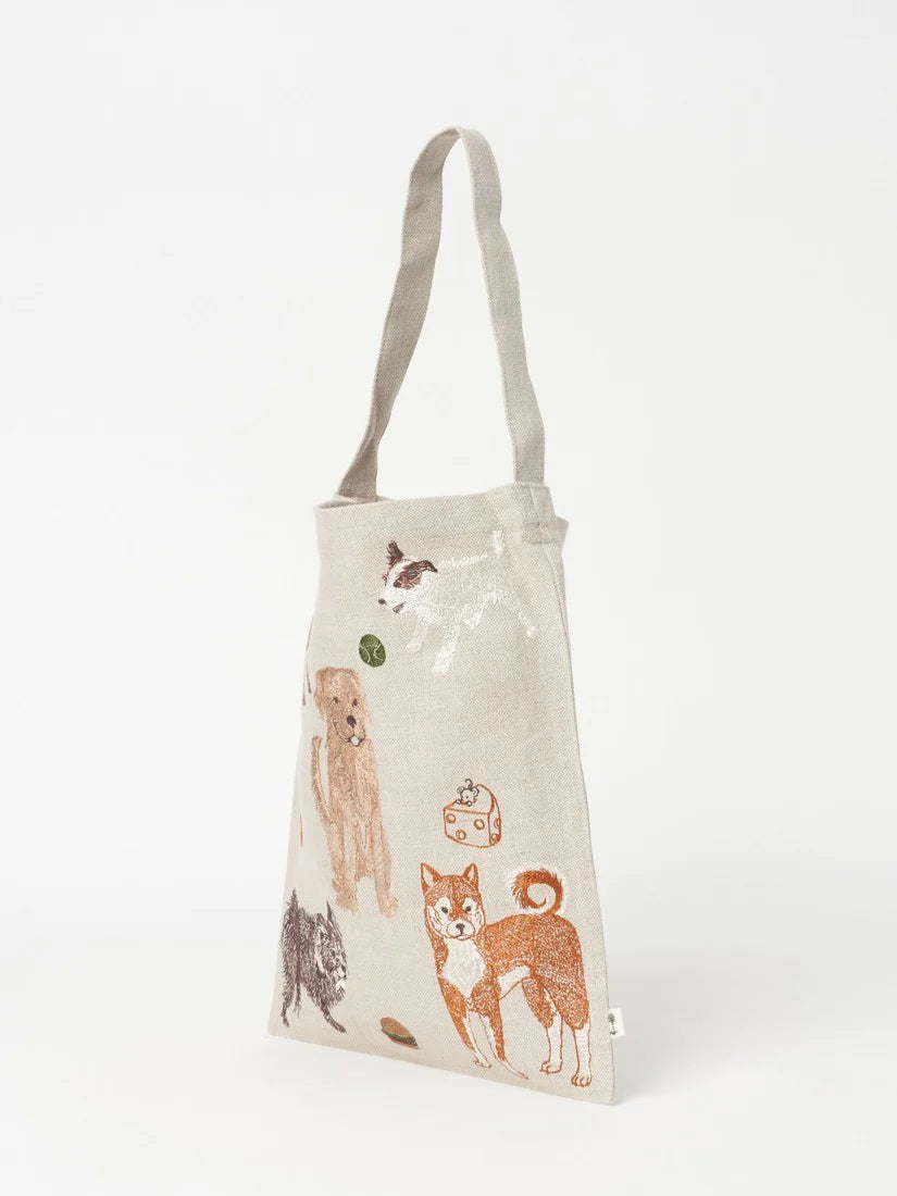 ミディアムトートバッグ Dogs and Toys