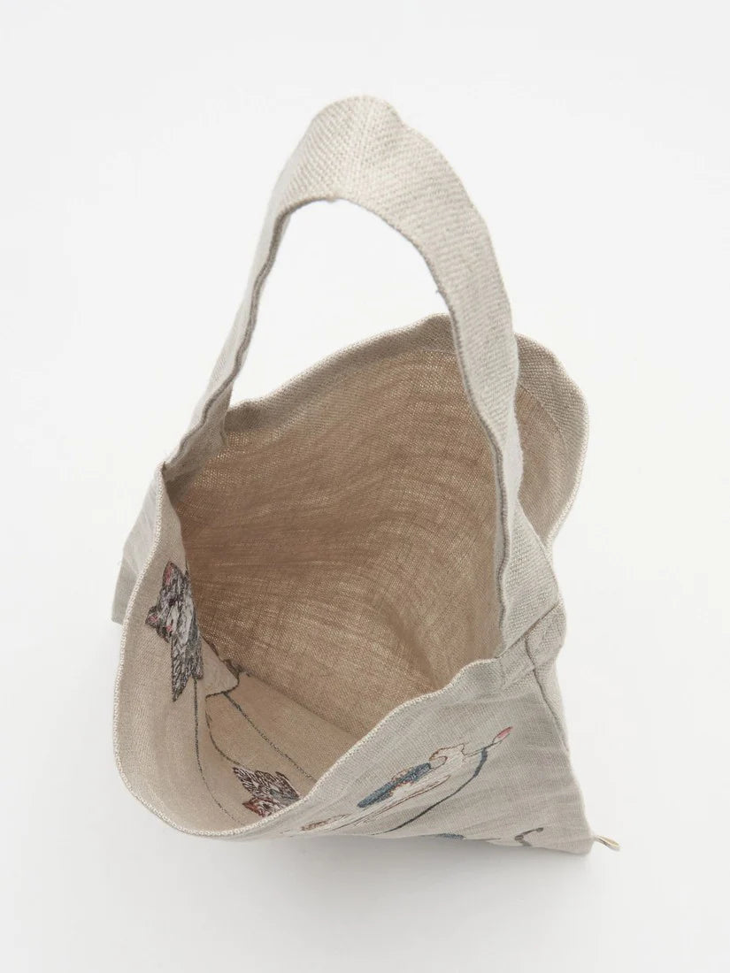 ミディアムトートバッグ Playful Cats