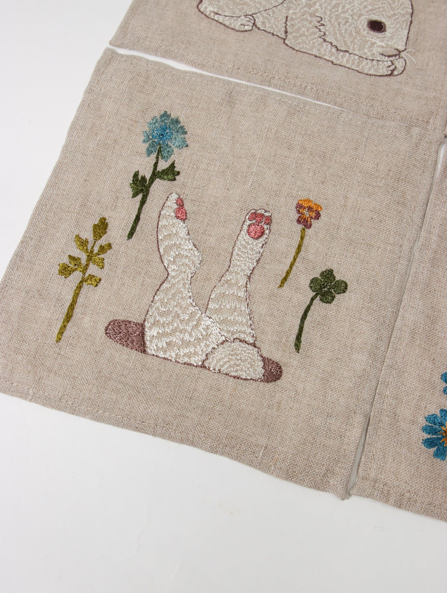 コースター9枚セット Bunnies and Blooms