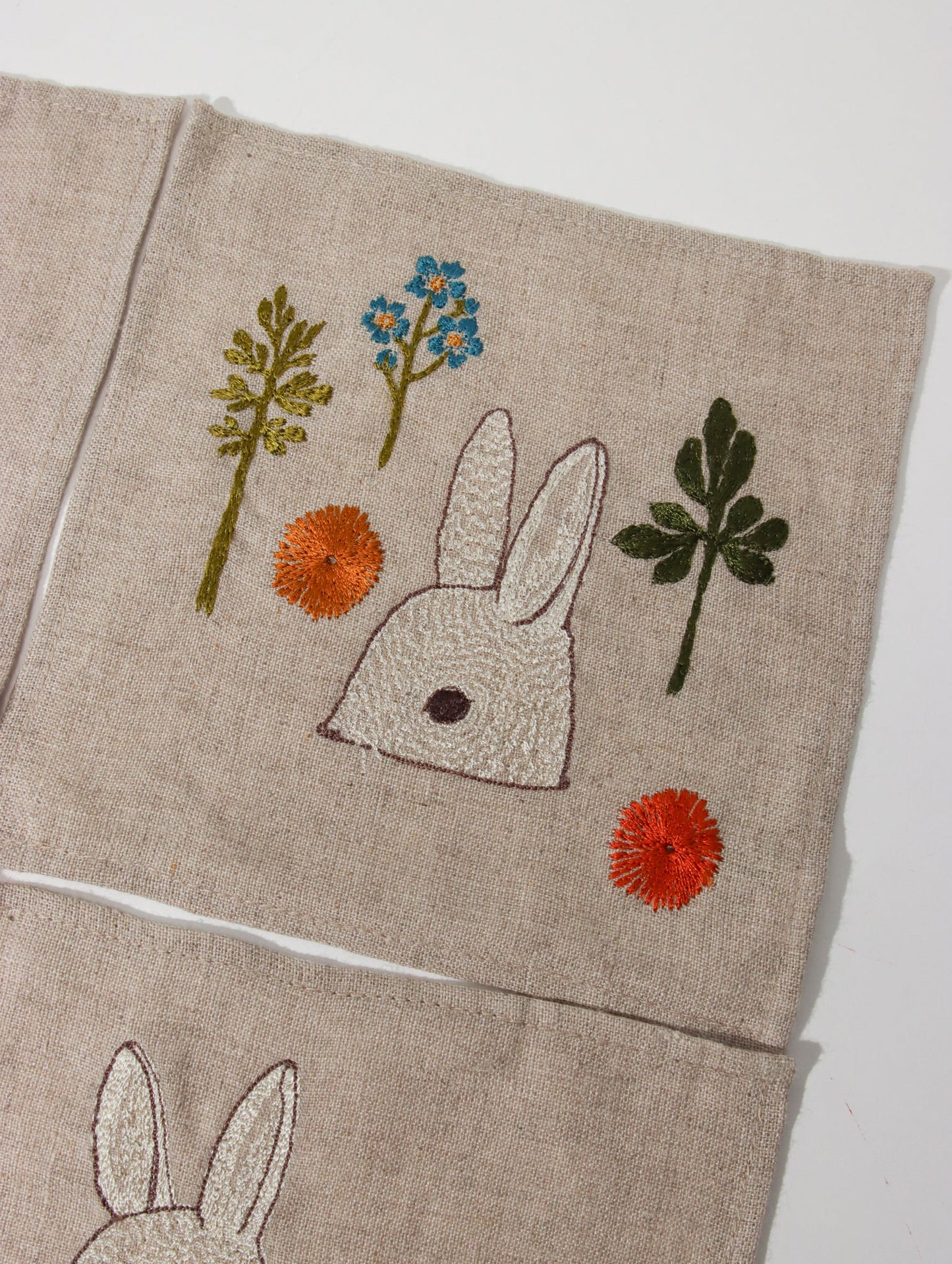 コースター9枚セット Bunnies and Blooms