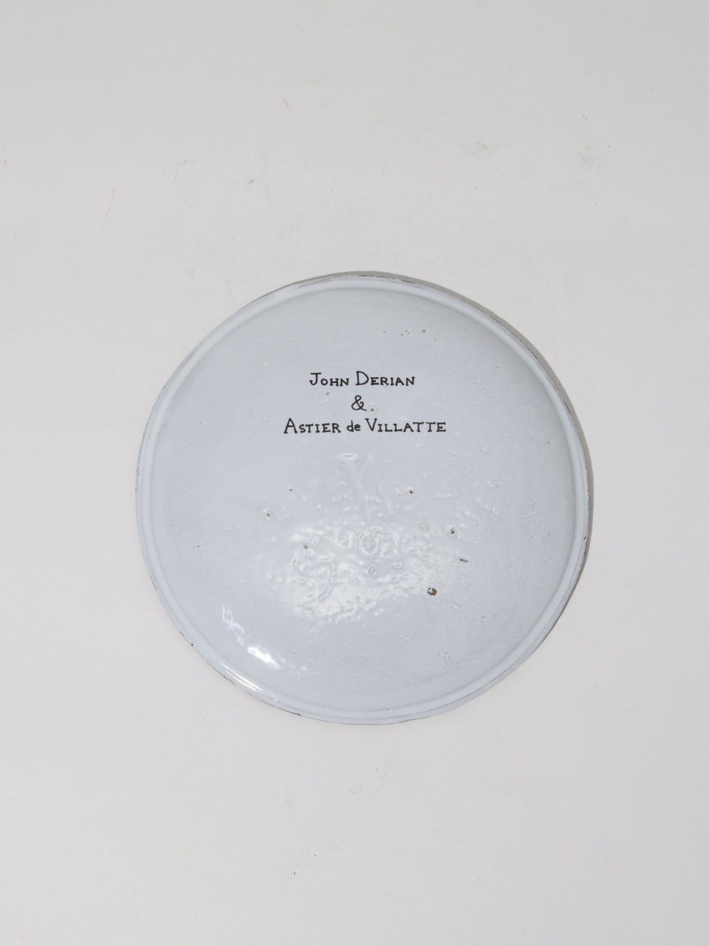 John Derian Black & White Saturn ソーサー11.5cm