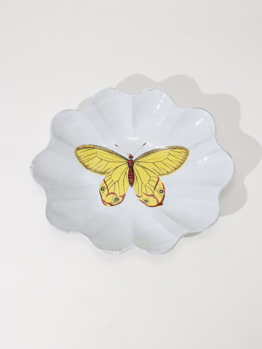 John Derian Yellow Butterfly プレート 24.6cm