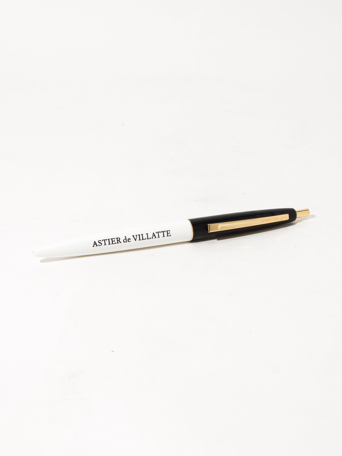 White & Black Astier de Villatte Bic　ボールペン