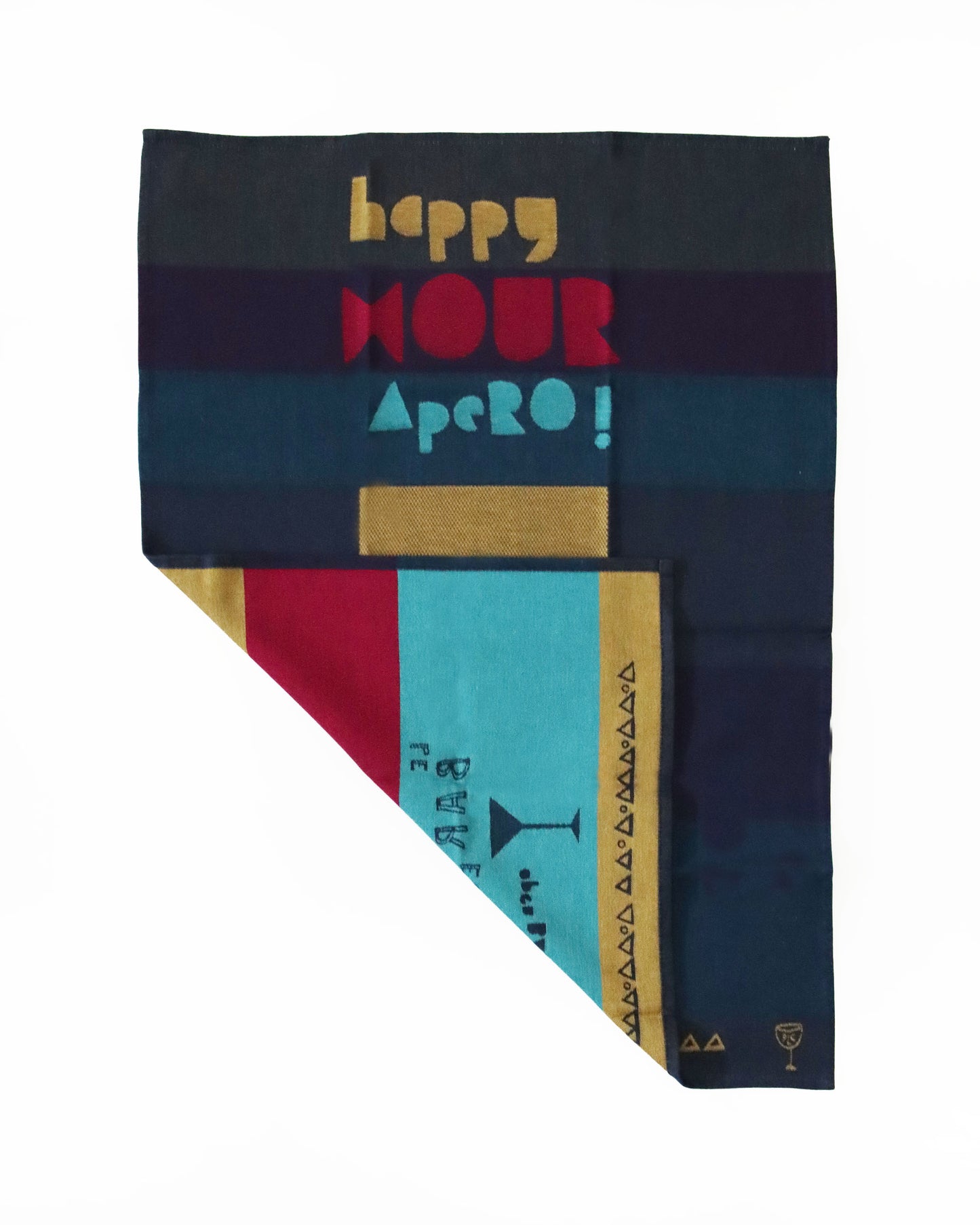 <TISSAGE MOUTET> ティータオル HAPPY HOUR