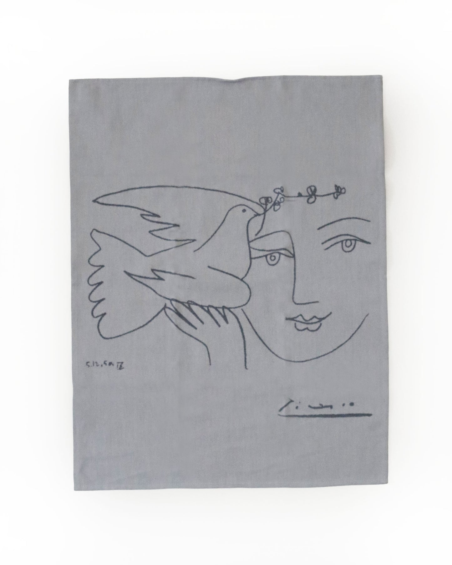<TISSAGE MOUTET> ティータオル VISAGE DE LA PAIX