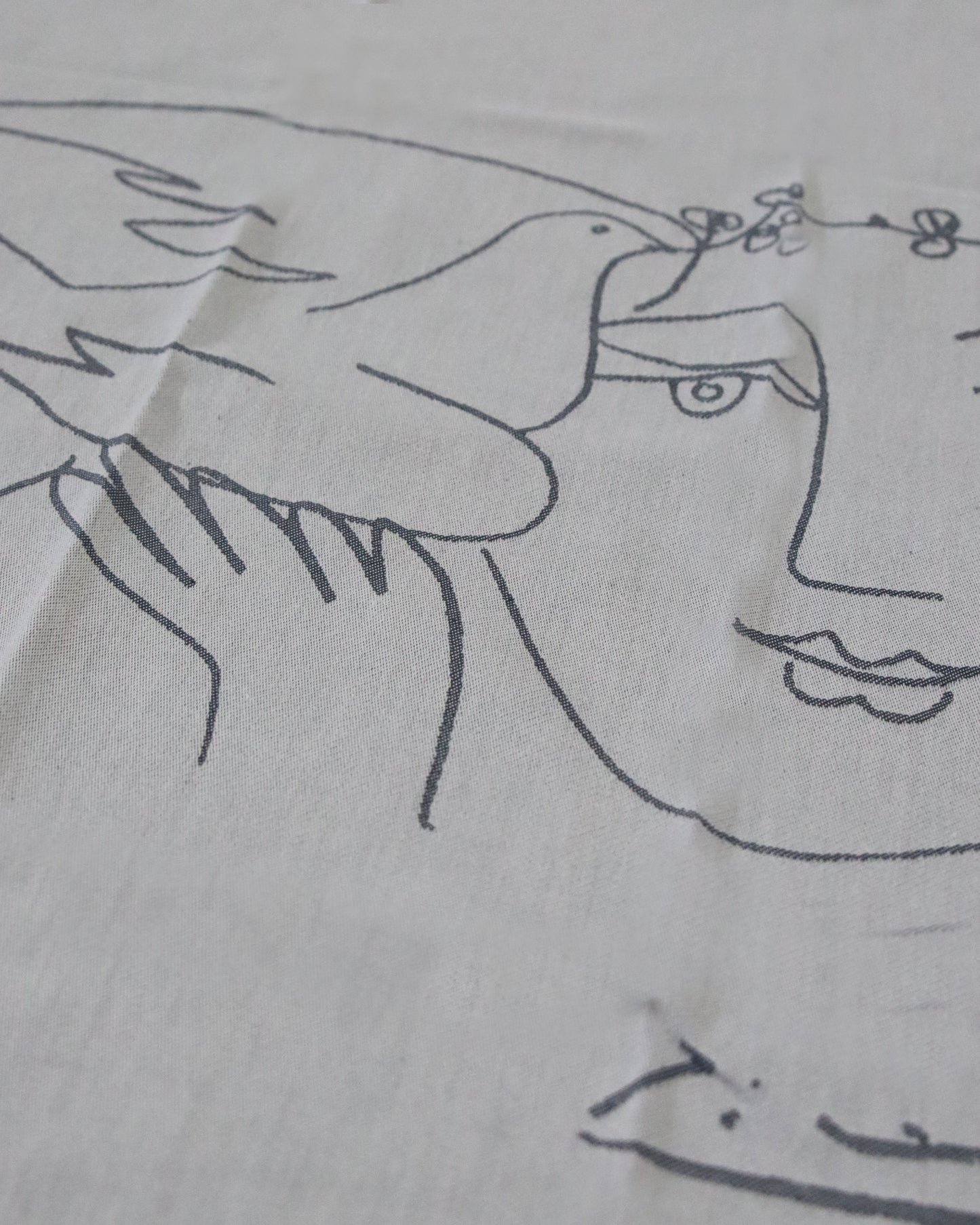 <TISSAGE MOUTET> ティータオル VISAGE DE LA PAIX