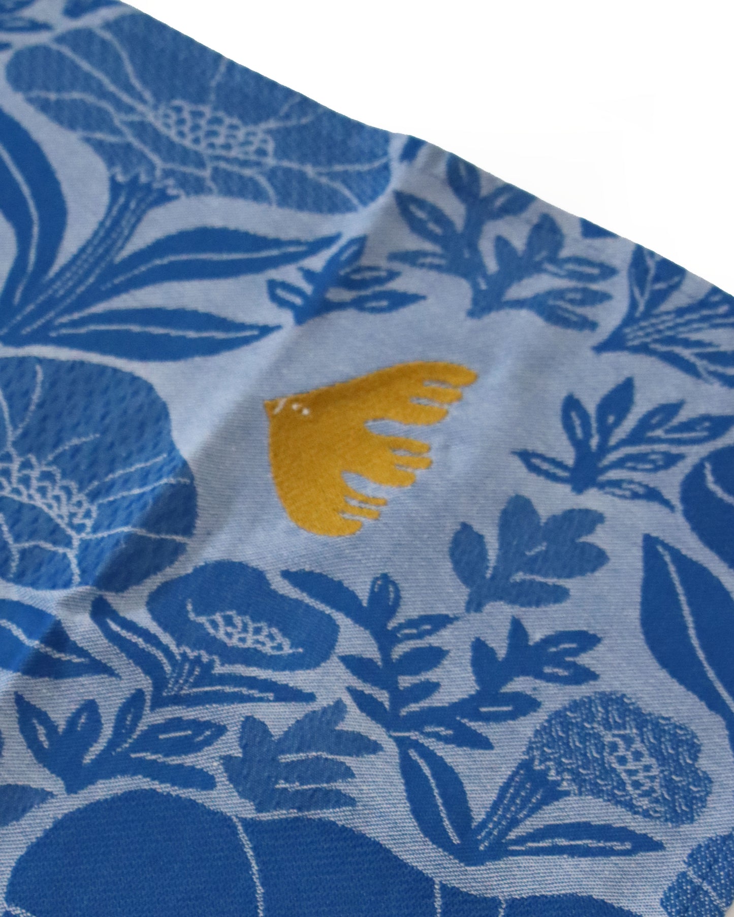<TISSAGE MOUTET> ティータオル JARDIN BLUE