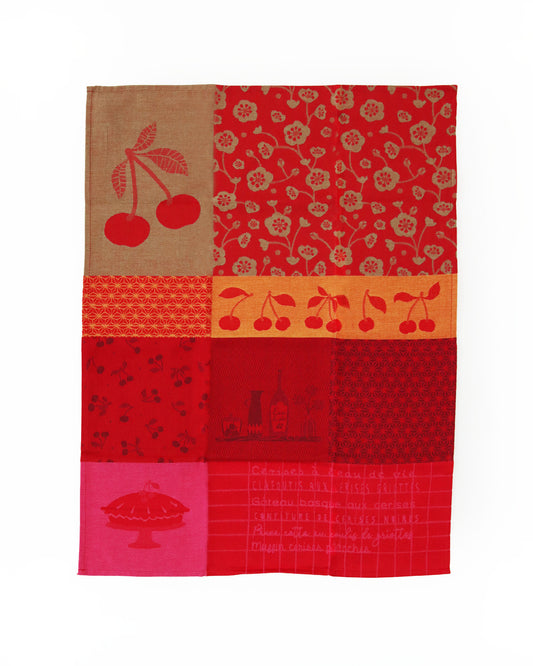 <TISSAGE MOUTET> ティータオル CERISES