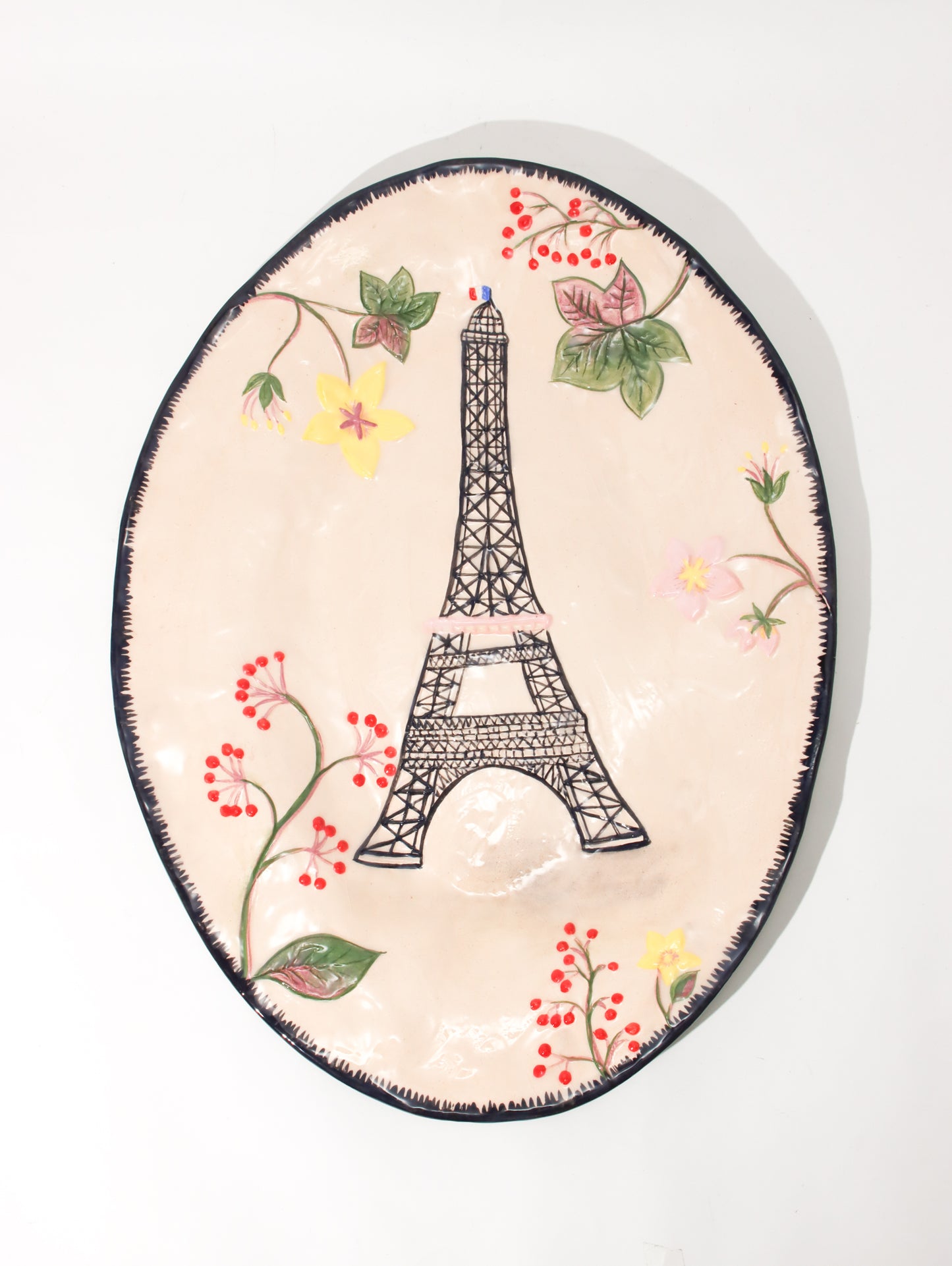 Nathalie Lété Eiffel Tour Painted プラッター49cm